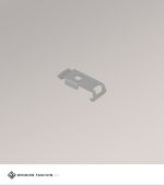 grau Vorschau Clips de maintien pour montage mural/au plafond pour store XS #1W grau