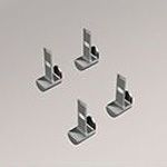Vorschau SET - Support de serrage Clip LYSEL HOME #1W grau