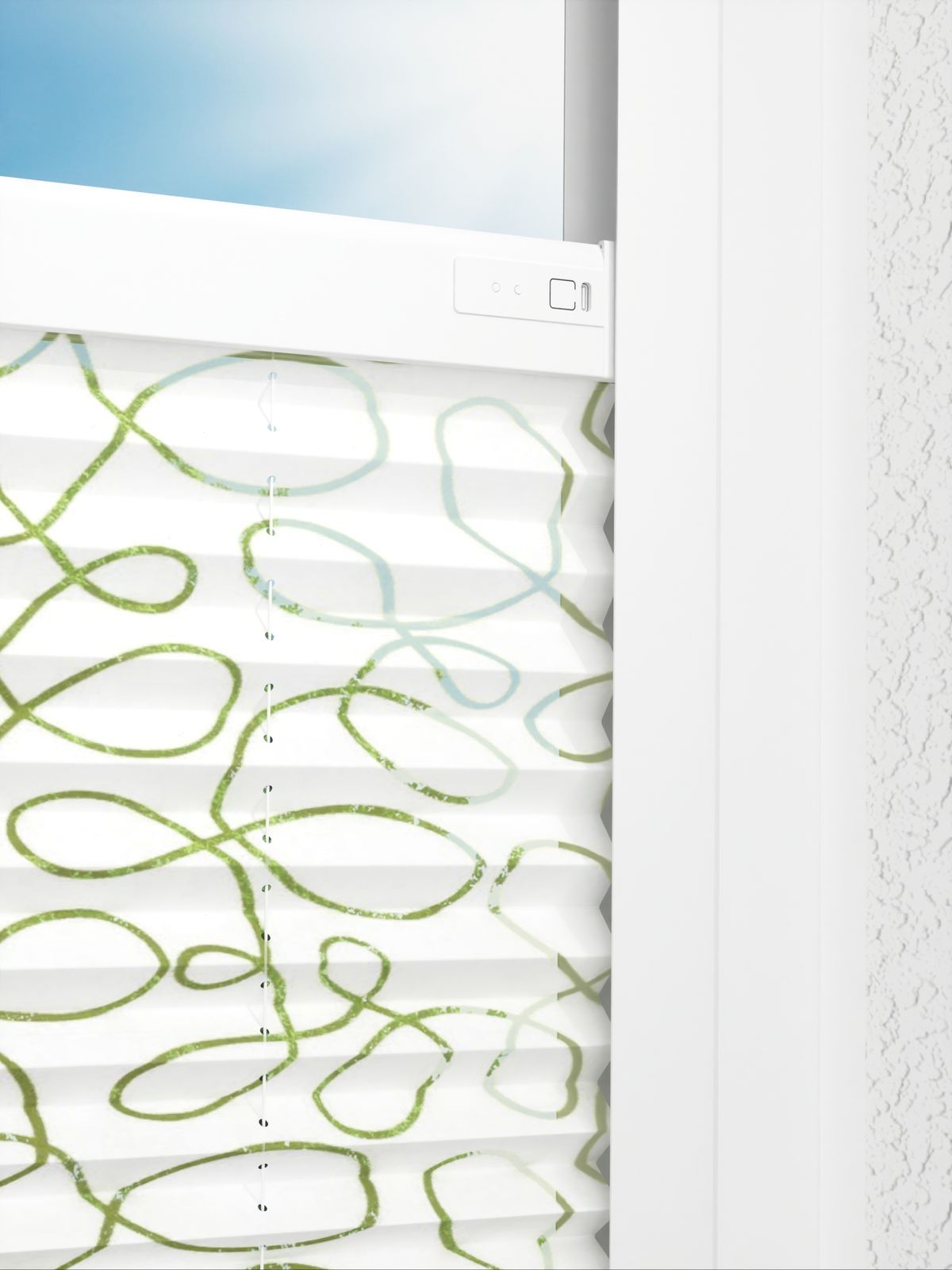 Detailansicht LYSEL HOME Plissee 334A Rhythm