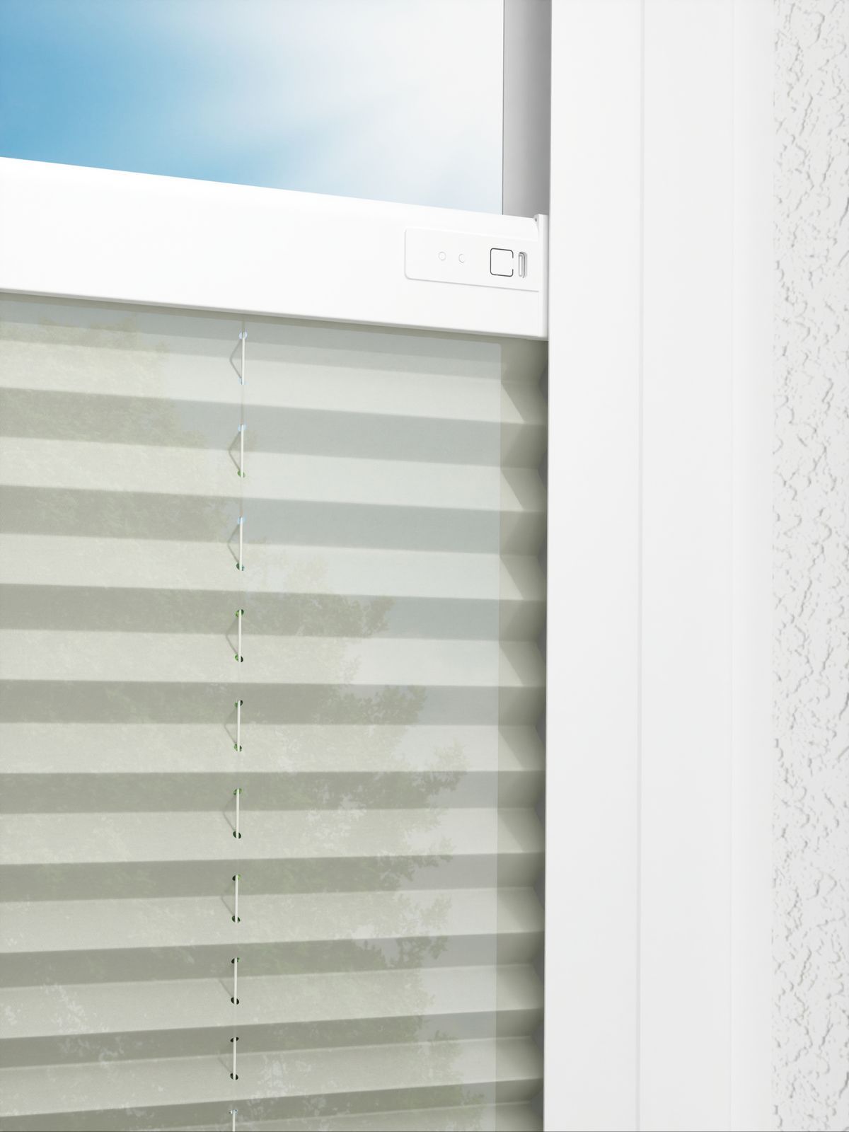 Detailansicht LYSEL HOME Plissee 401A Flame