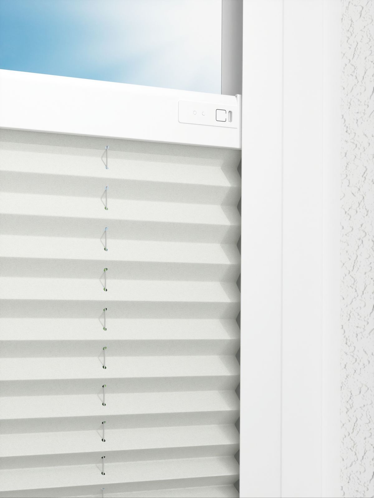 Detailansicht LYSEL HOME Store plissé 201A Crepe BO