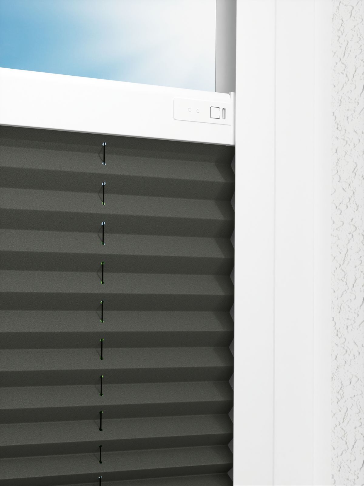 Detailansicht LYSEL HOME Store plissé 202A Crepe BO