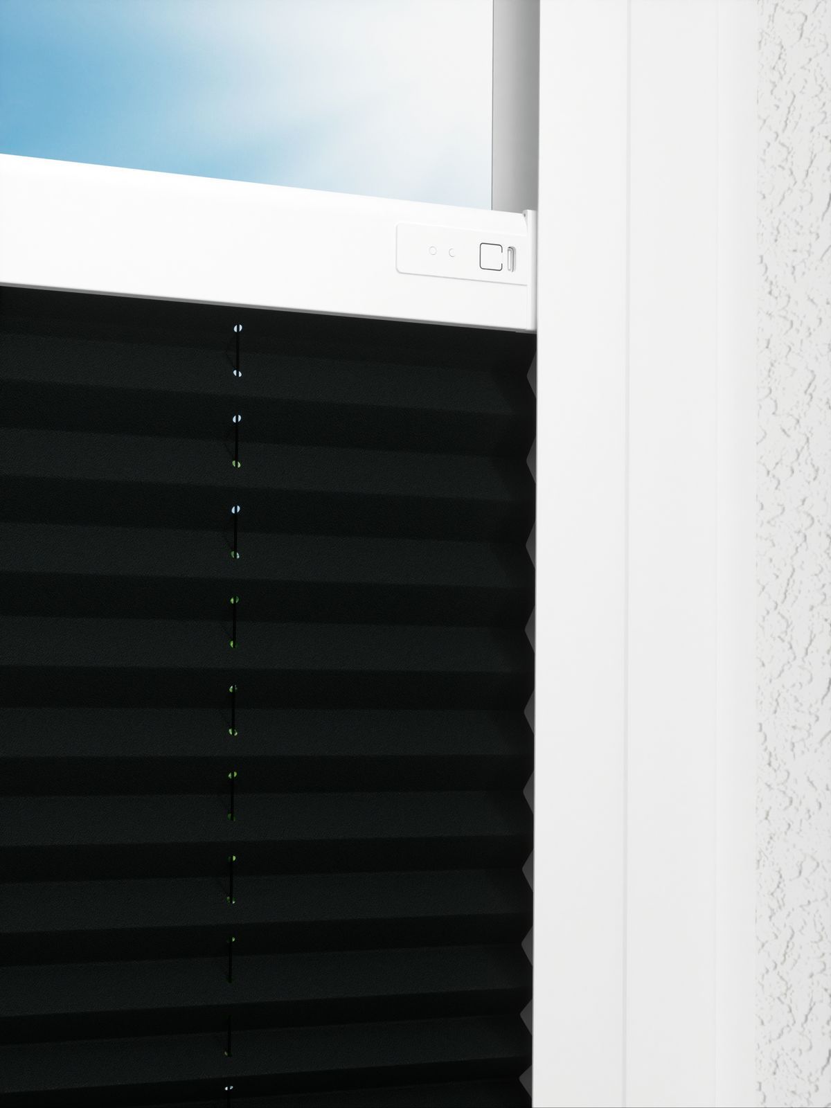 Detailansicht LYSEL HOME plissé 240A Krepp Pearl