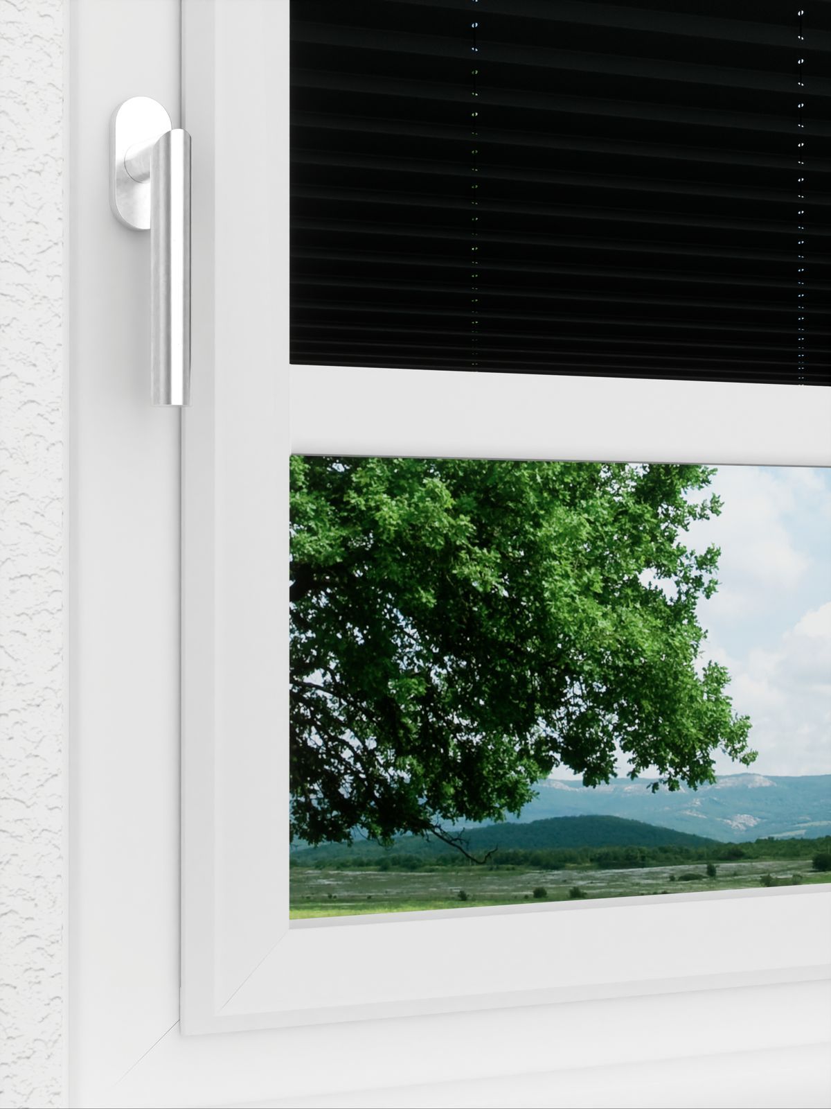 Detailansicht LYSEL HOME plissé 240A Krepp Pearl