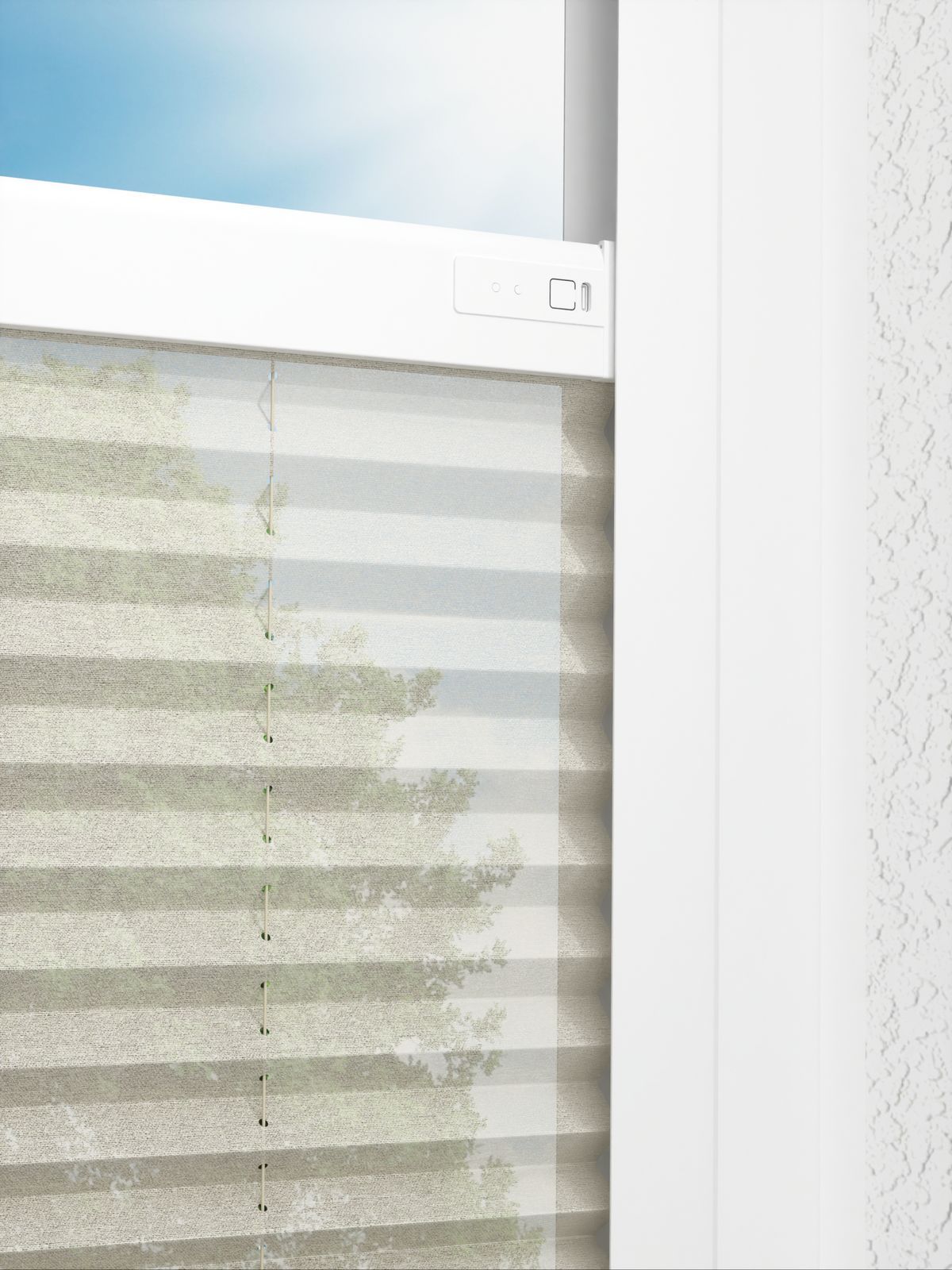 Detailansicht LYSEL HOME Store plissé 110A Nero