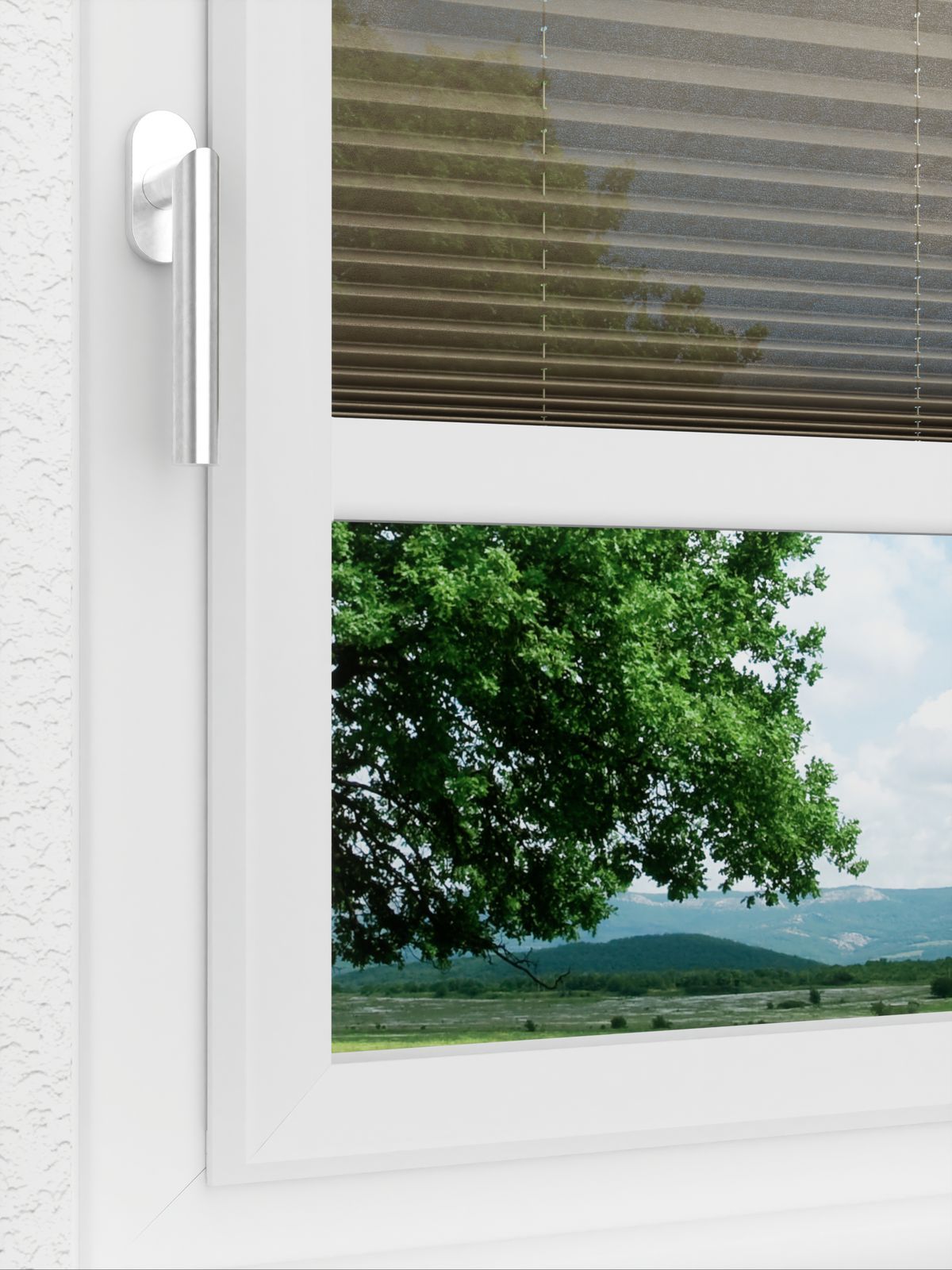 Detailansicht LYSEL HOME Store plissé 111A Nero