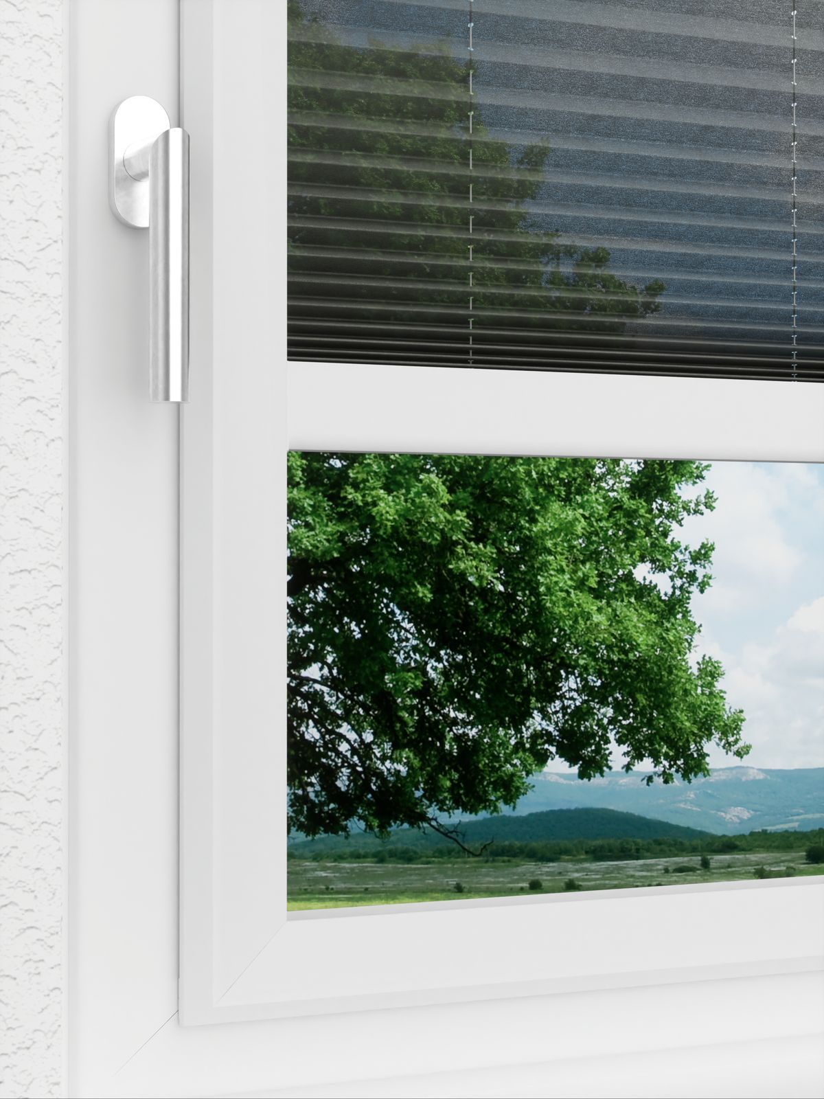 Detailansicht LYSEL HOME Store plissé 112A Nero