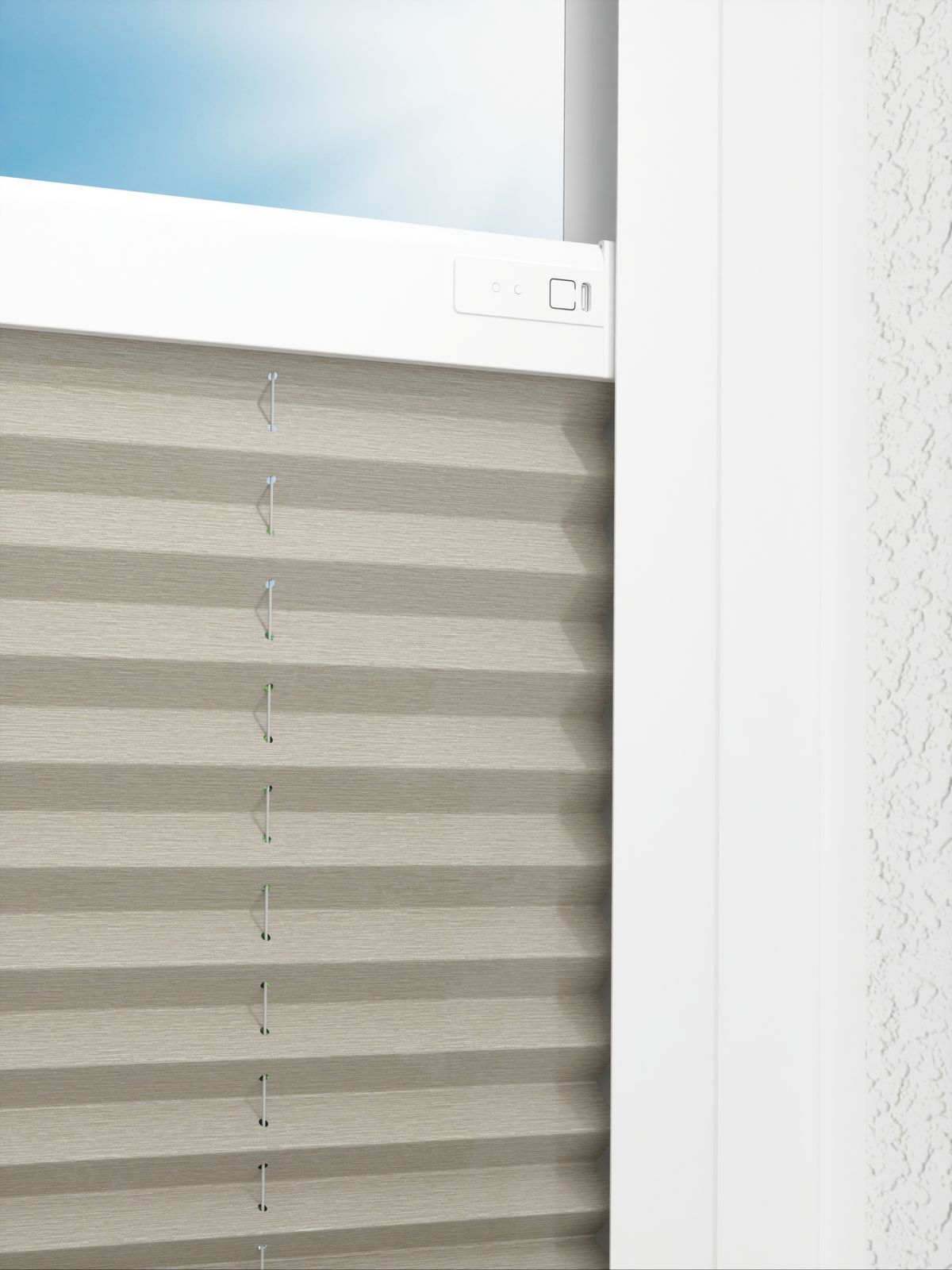 Detailansicht LYSEL HOME plissé 304A Aramiq