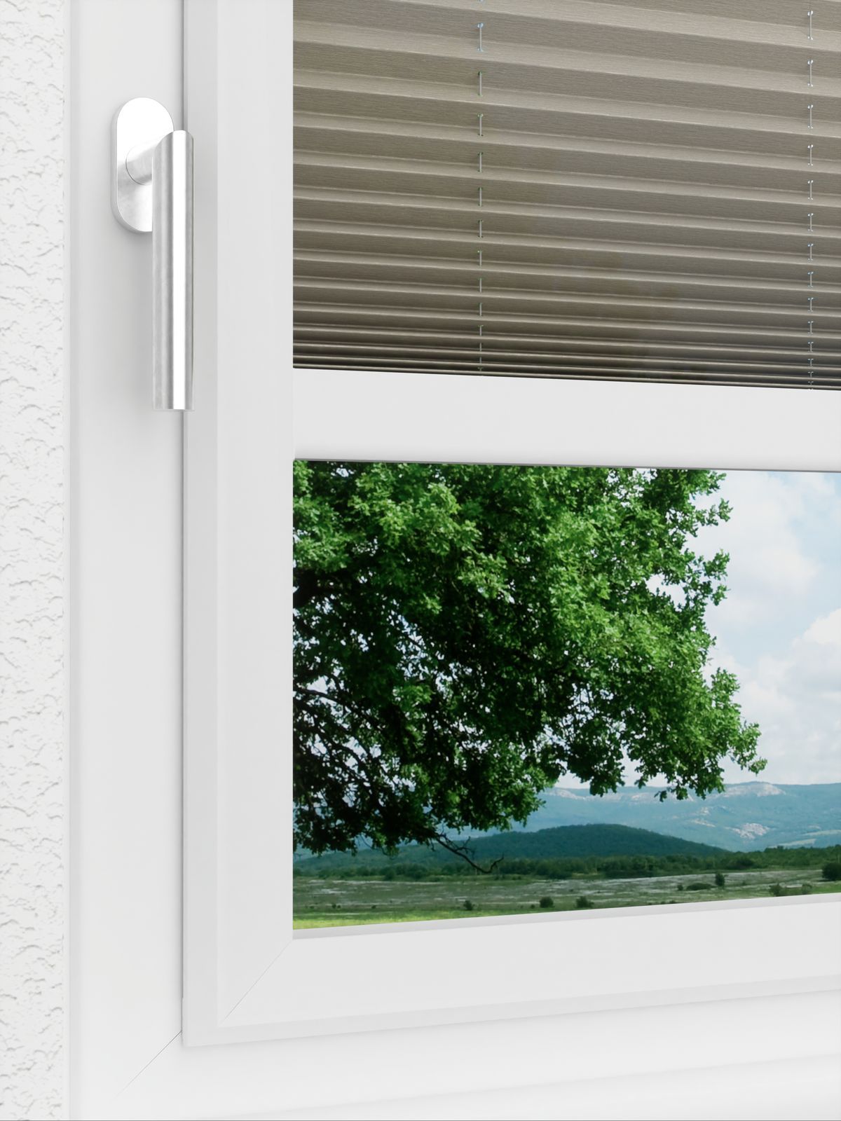 Detailansicht LYSEL HOME plissé 304A Aramiq