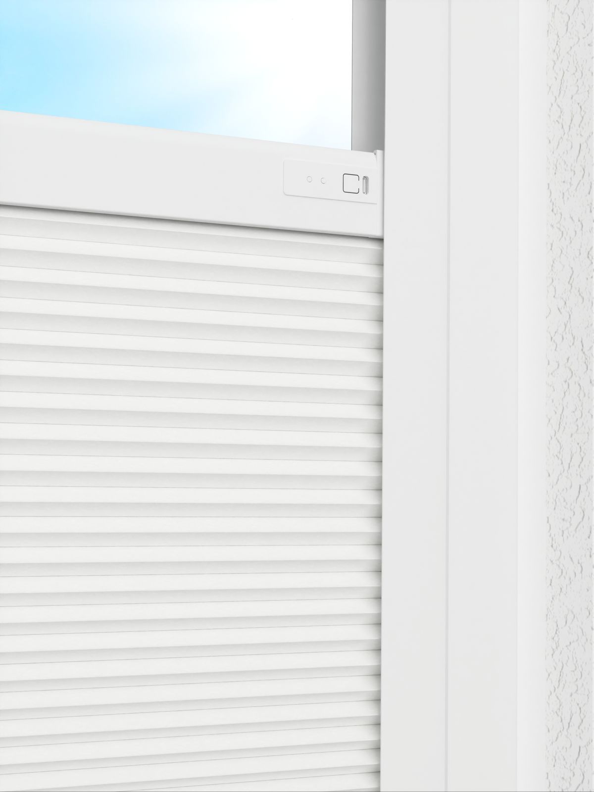 Detailansicht LYSEL HOME plissé 005A nid d'abeille