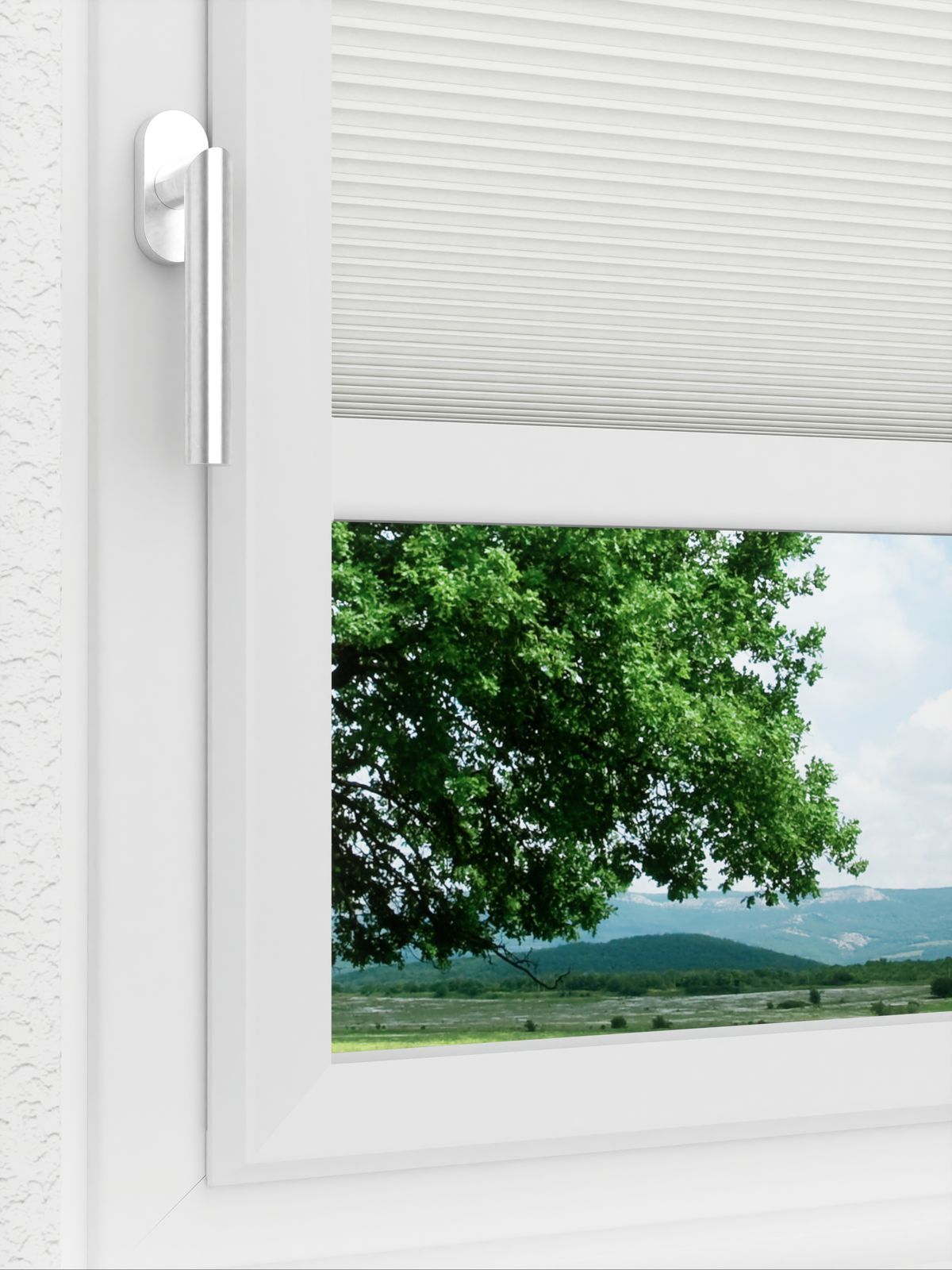 Detailansicht LYSEL HOME plissé 005A nid d'abeille