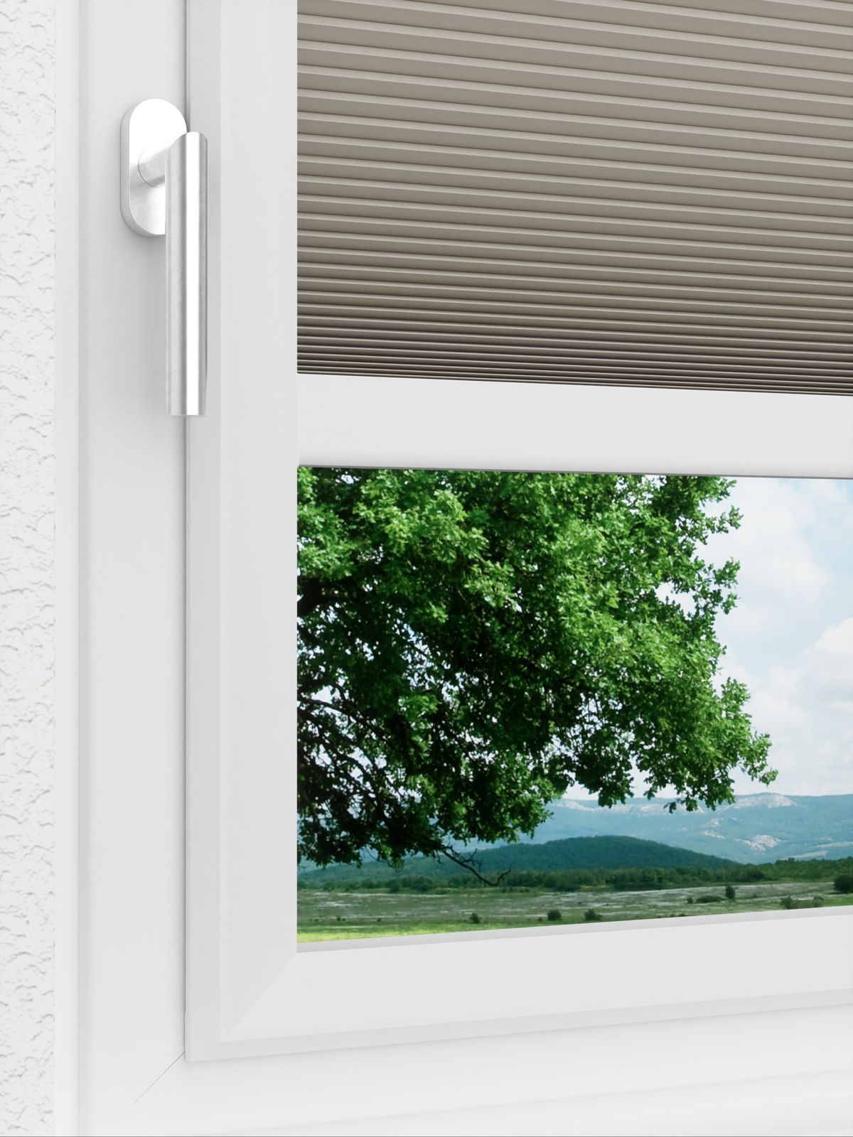 Detailansicht LYSEL HOME plissé 008A nid d'abeille