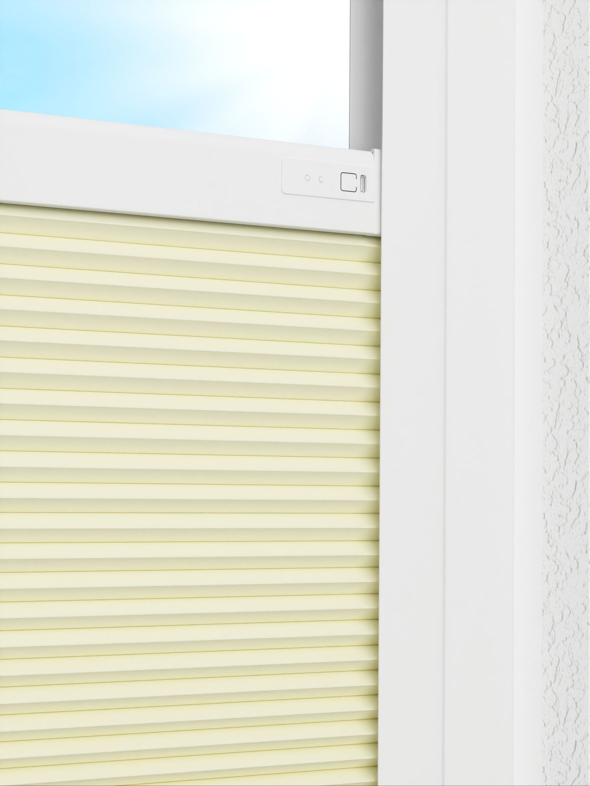 Detailansicht LYSEL HOME plissé 016A nid d'abeille