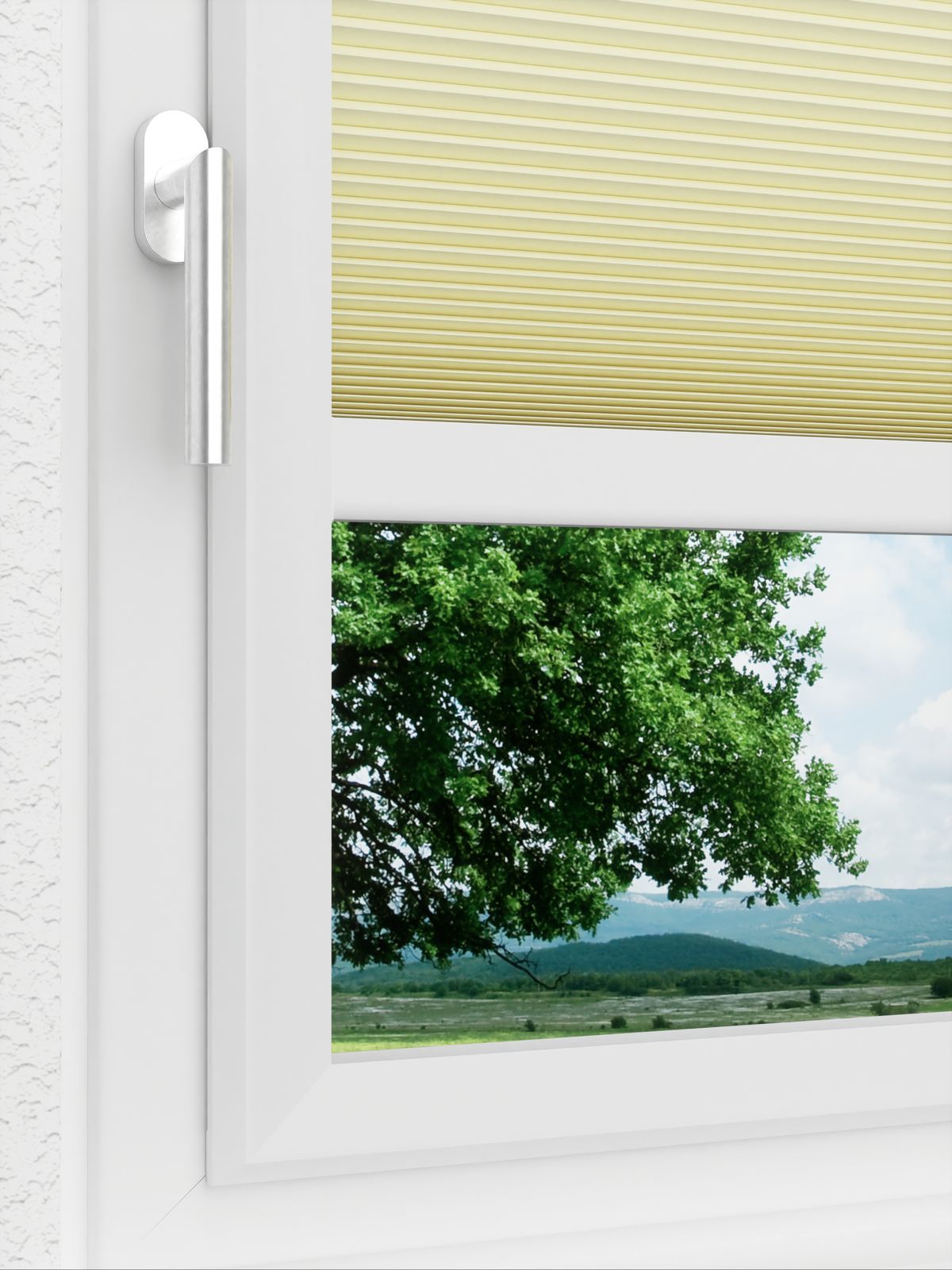 Detailansicht LYSEL HOME plissé 016A nid d'abeille