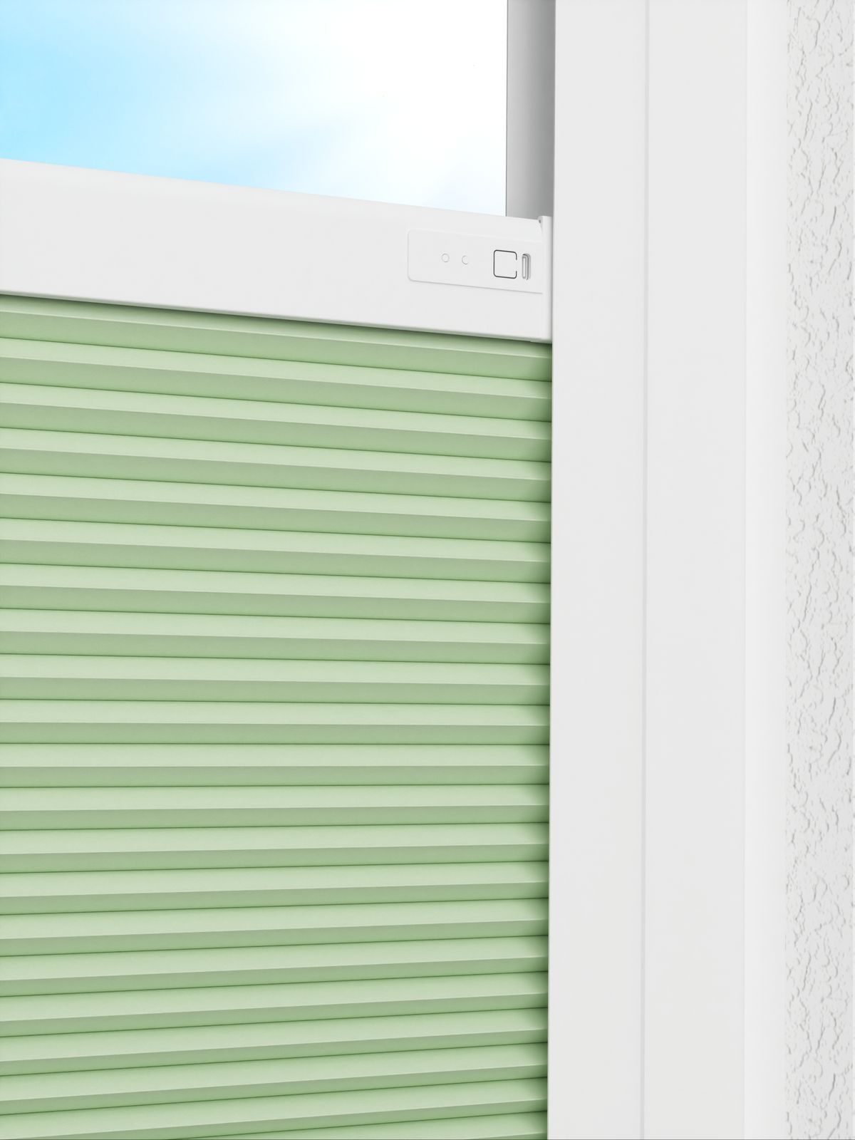 Detailansicht LYSEL HOME plissé 021A nid d'abeille