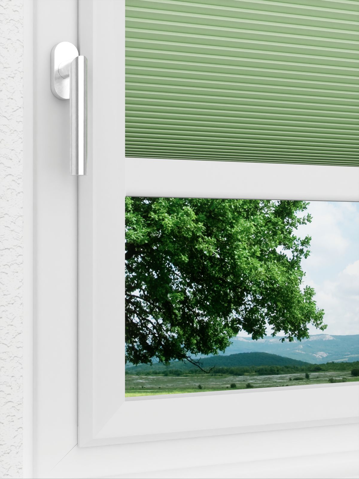 Detailansicht LYSEL HOME plissé 021A nid d'abeille