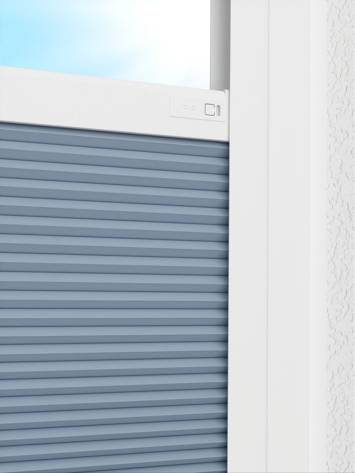 Detailansicht LYSEL HOME plissé 023A nid d'abeille