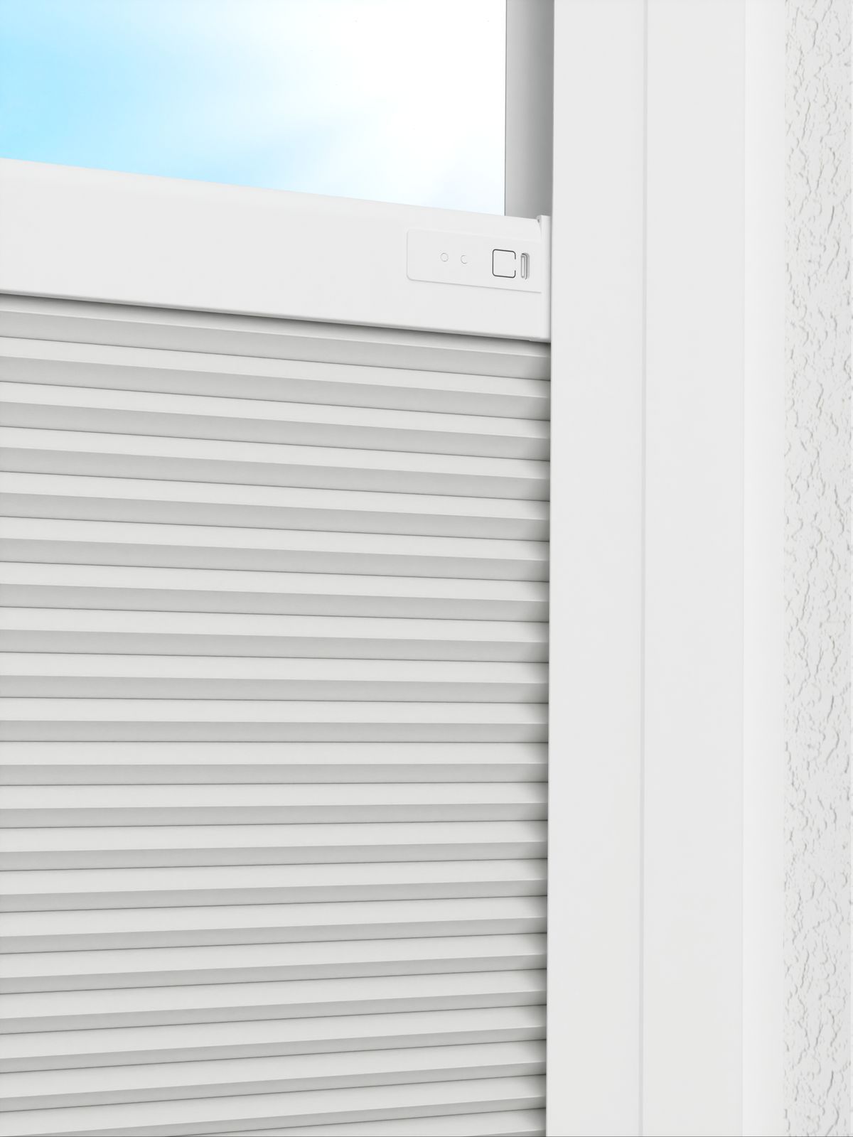 Detailansicht LYSEL HOME plissé 006A nid d'abeille