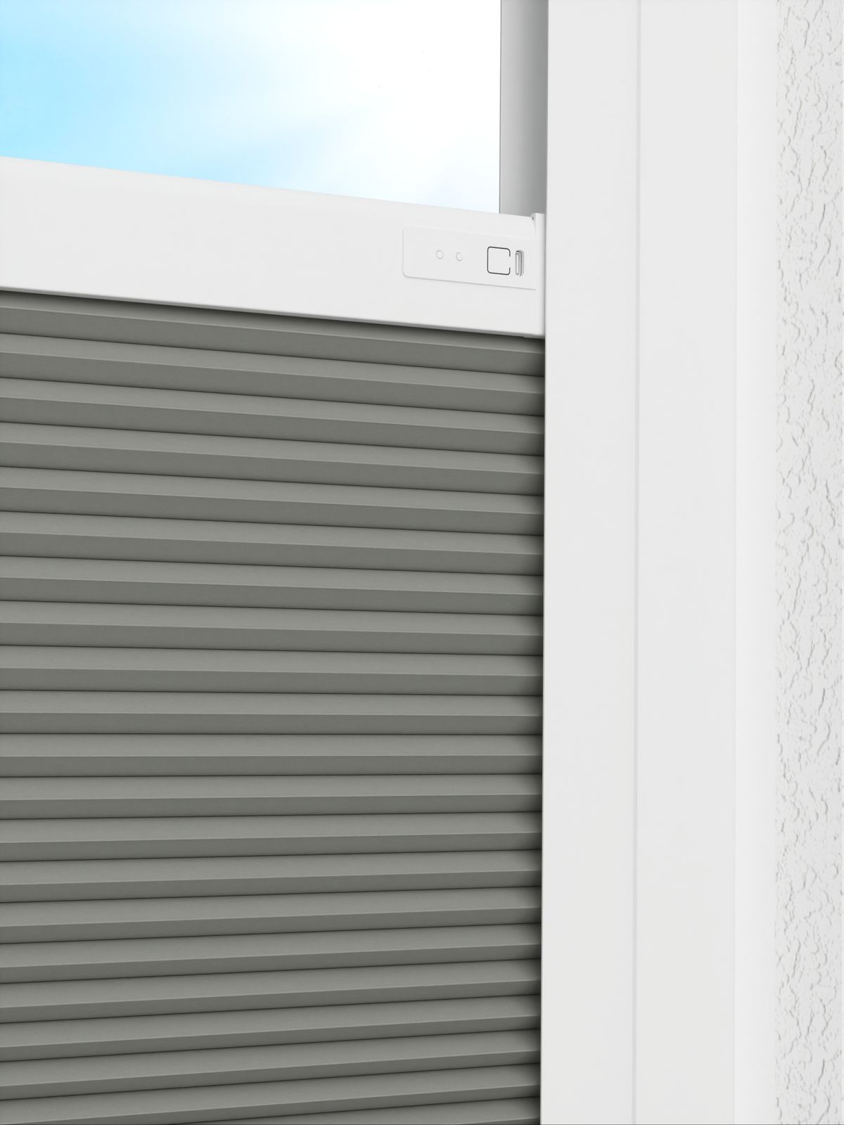 Detailansicht LYSEL HOME plissé 002A nid d'abeille