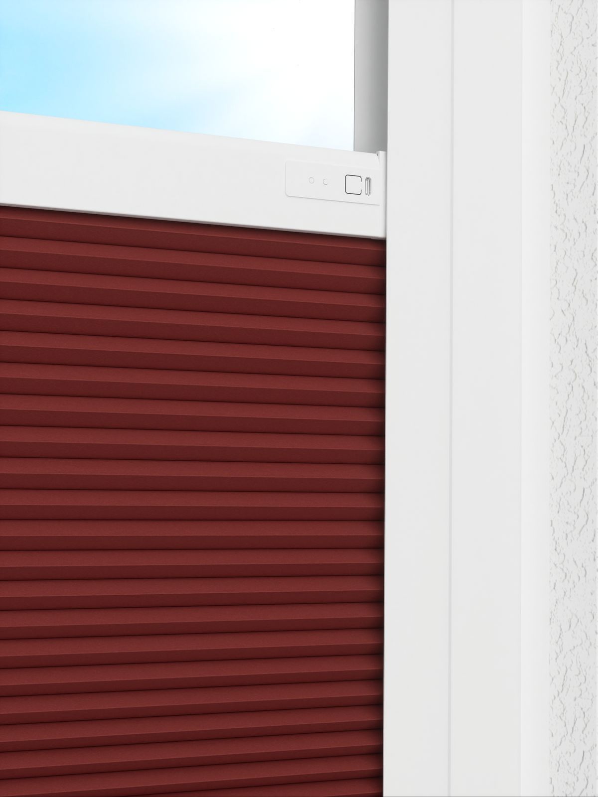 Detailansicht LYSEL HOME plissé 022A nid d'abeille