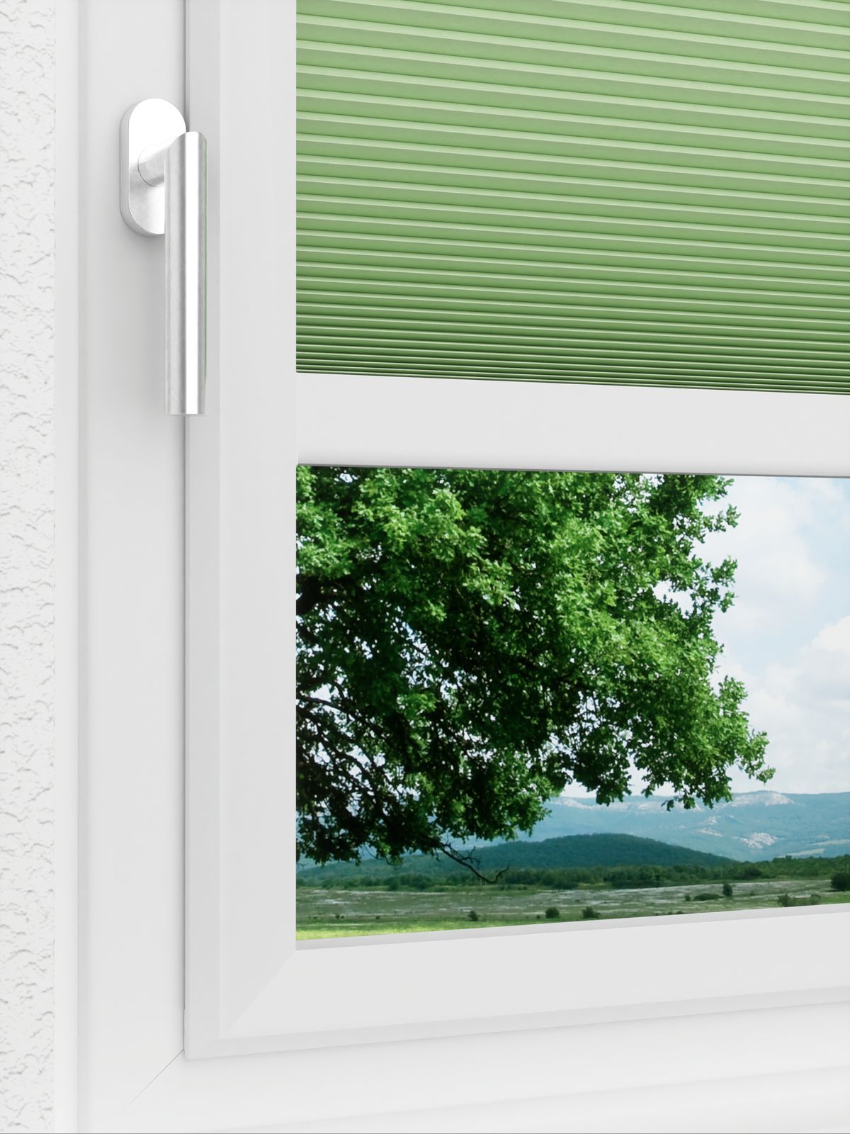 Detailansicht LYSEL HOME plissé nid d'ab. 027A Alba LI