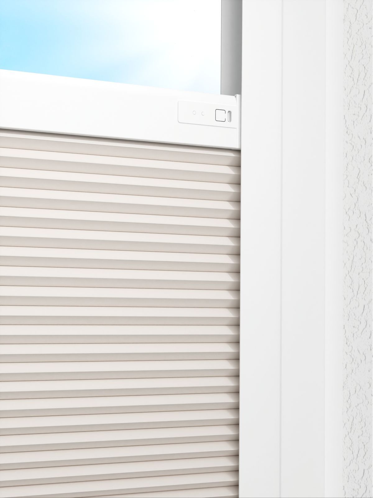 Detailansicht LYSEL HOME Plissee 011A Alba LI Wabe