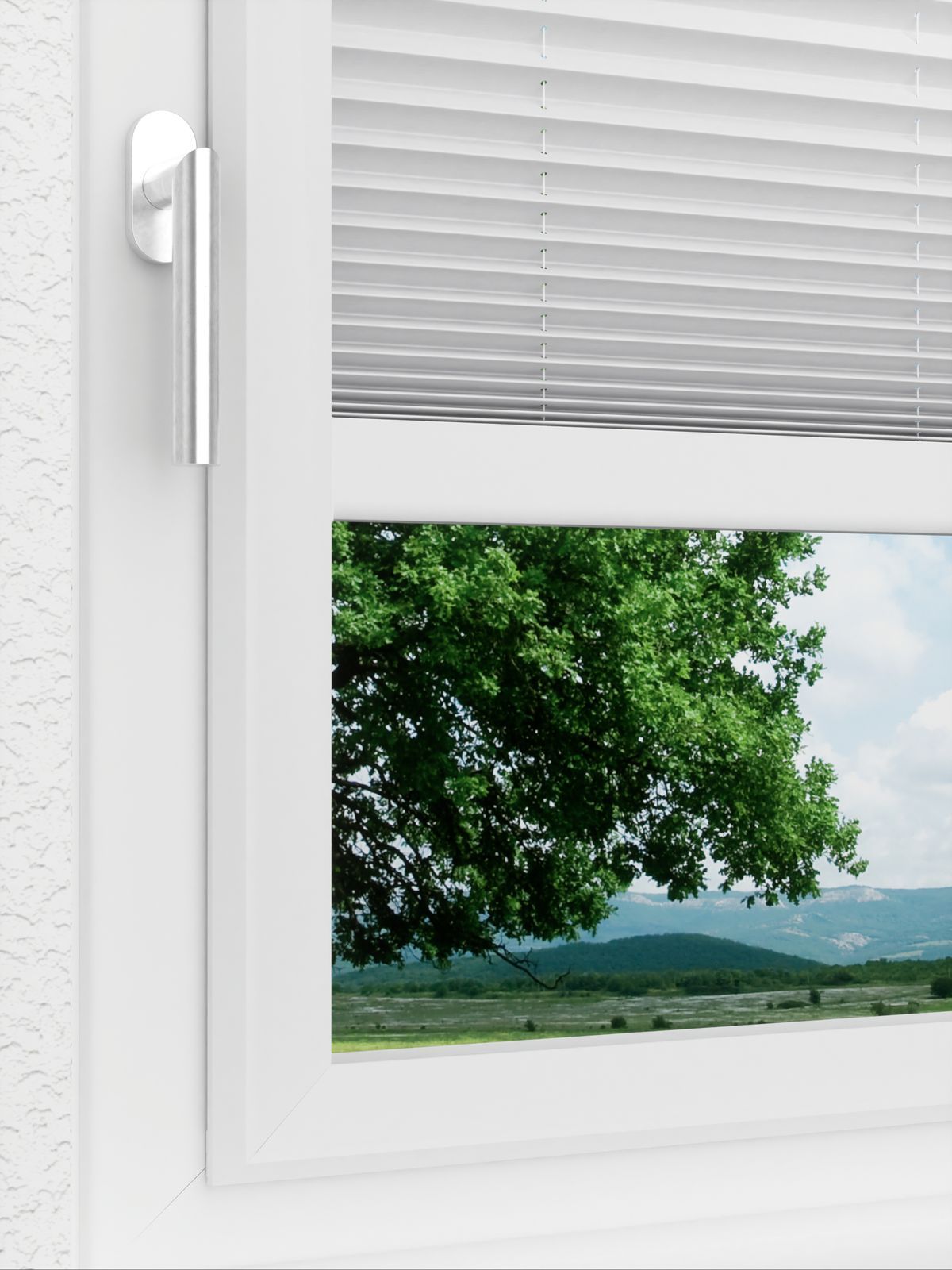Detailansicht LYSEL HOME Plissee 408A Naturalis