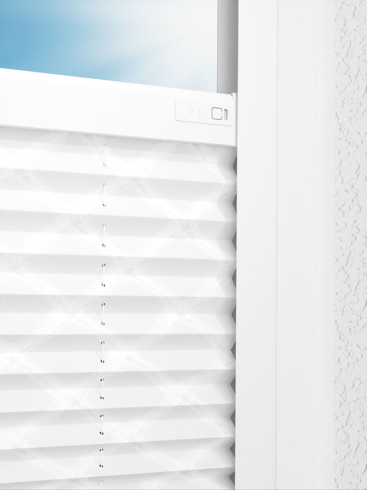 Detailansicht LYSEL HOME Plissee 416A Quadra