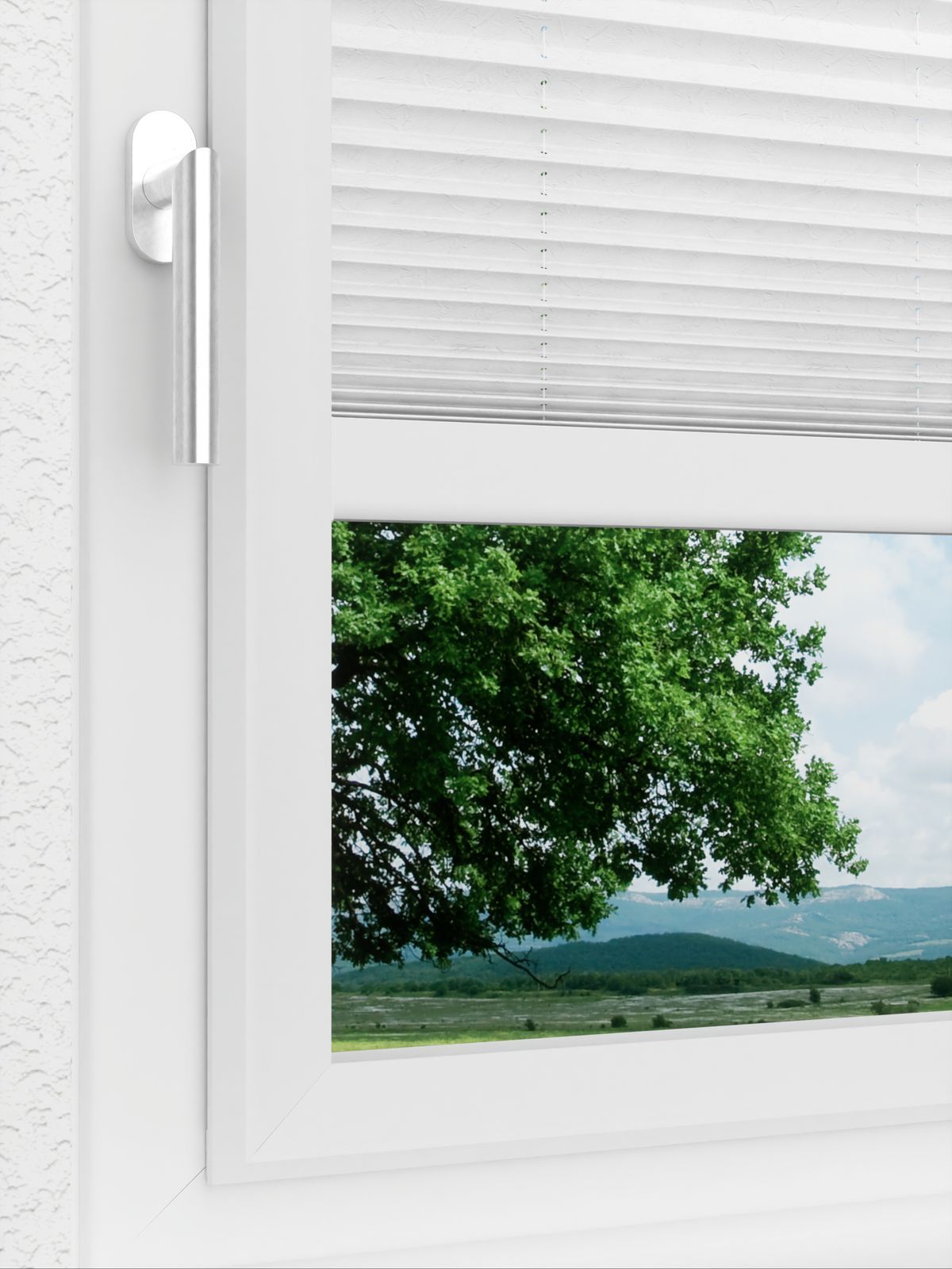 Detailansicht LYSEL HOME Plissé 124B Crush Pearl