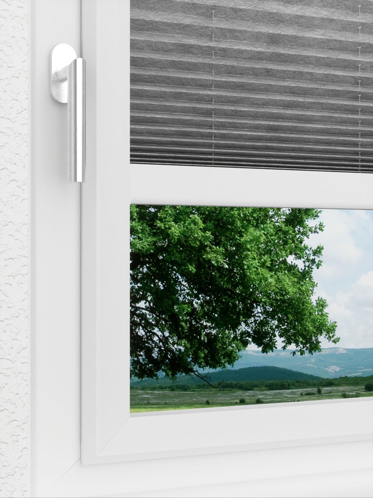 Detailansicht LYSEL HOME Plissee 430A Setado Line