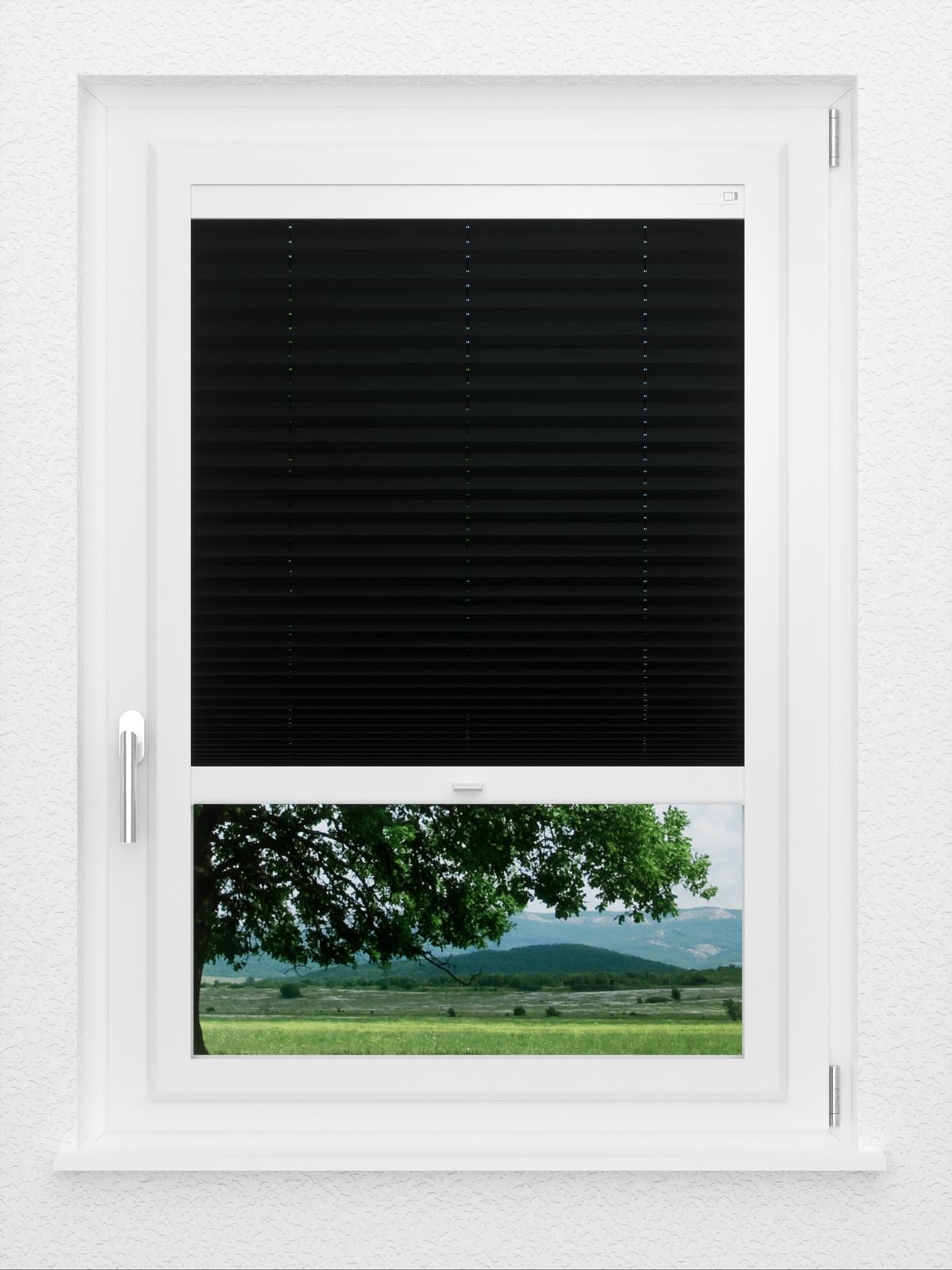 Detailansicht LYSEL HOME plissé 240A Krepp Pearl