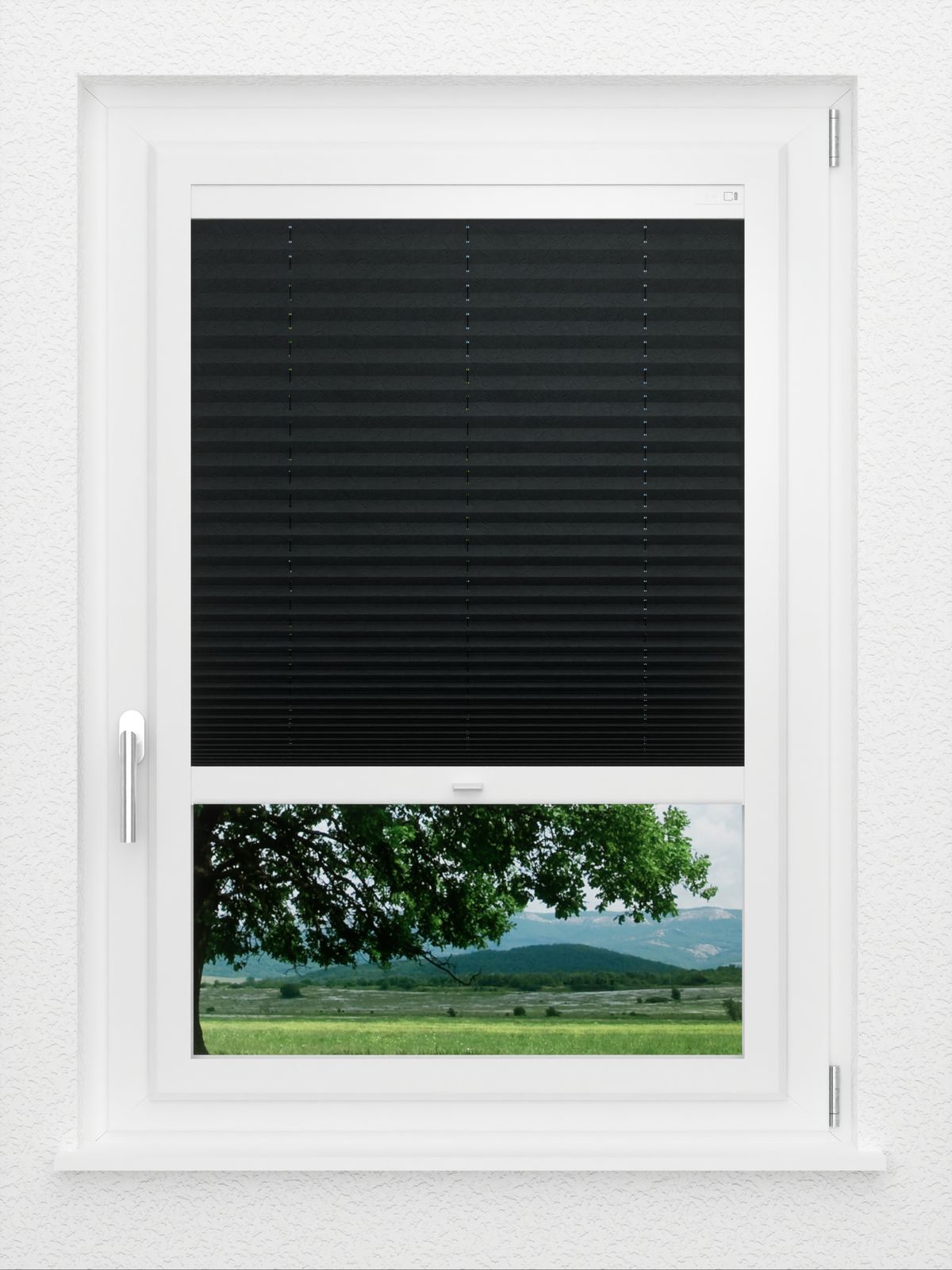 Detailansicht LYSEL HOME plissé 301A Crush Pearl