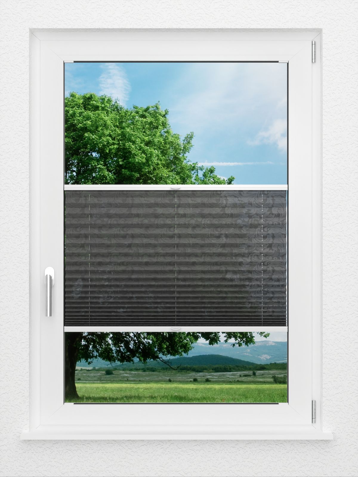 Detailansicht LYSEL HOME Plissee 431A Farne