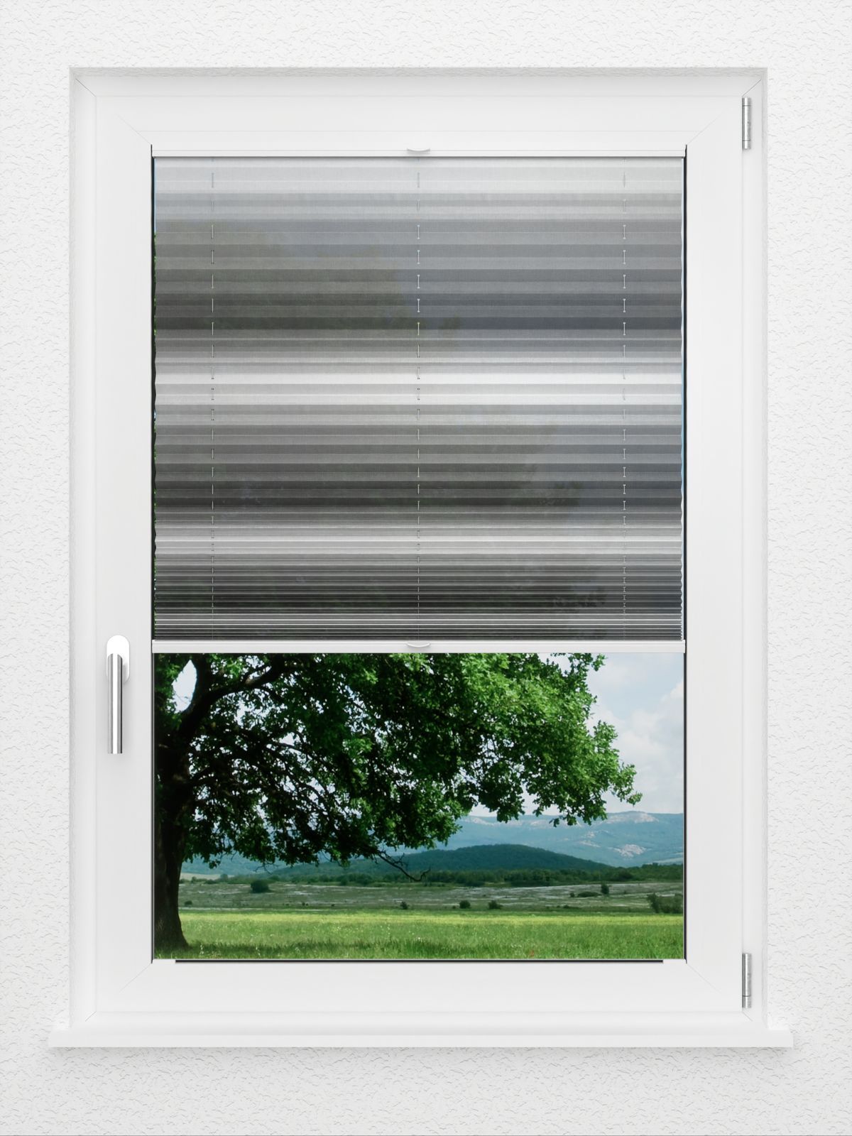 Detailansicht LYSEL HOME Plissee 418A Light Wave