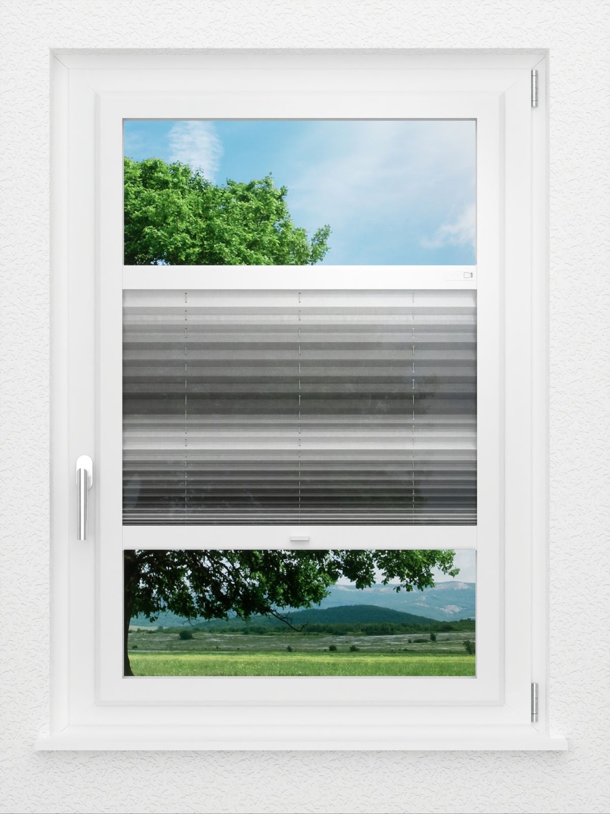 Detailansicht LYSEL HOME Plissee 418A Light Wave