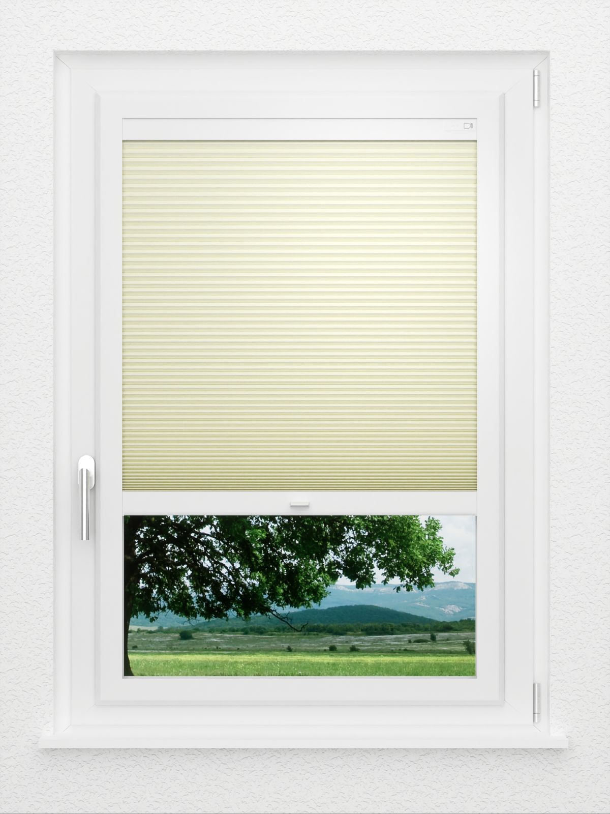 Detailansicht LYSEL HOME Plissee 311A Lanea BO Wabe