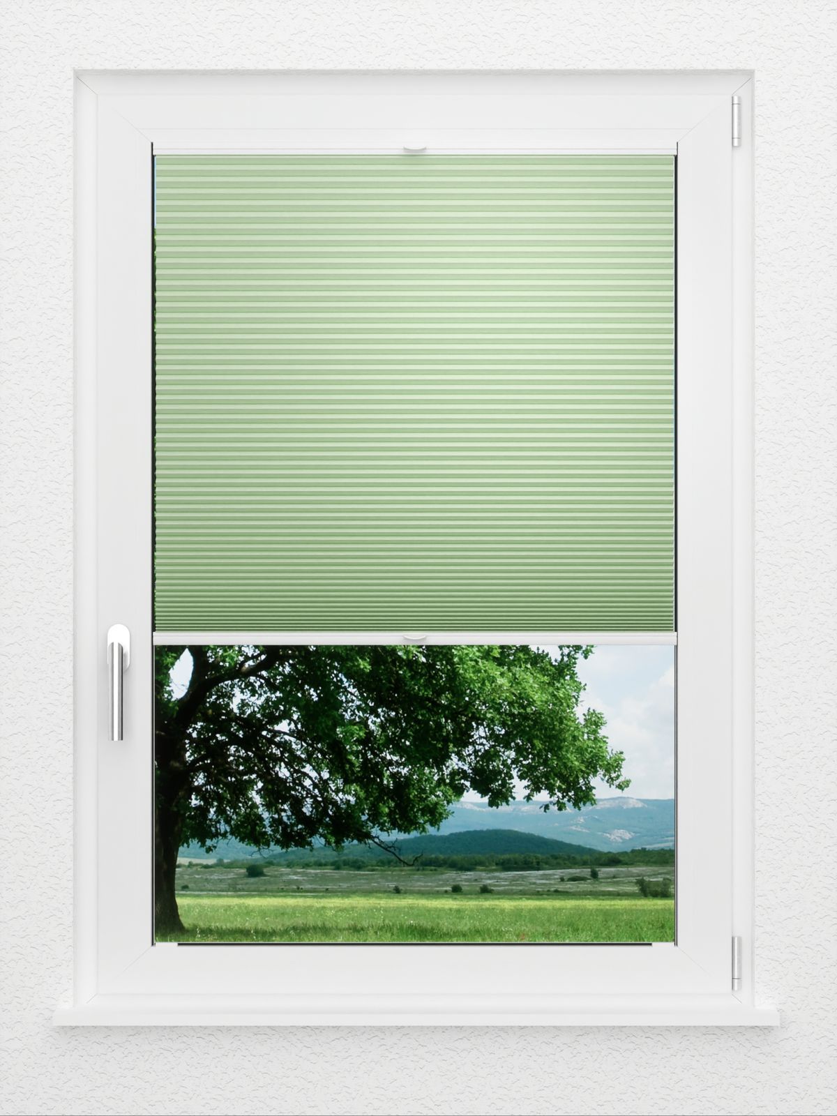 Detailansicht LYSEL HOME Plissee 331A Lightly Wabe