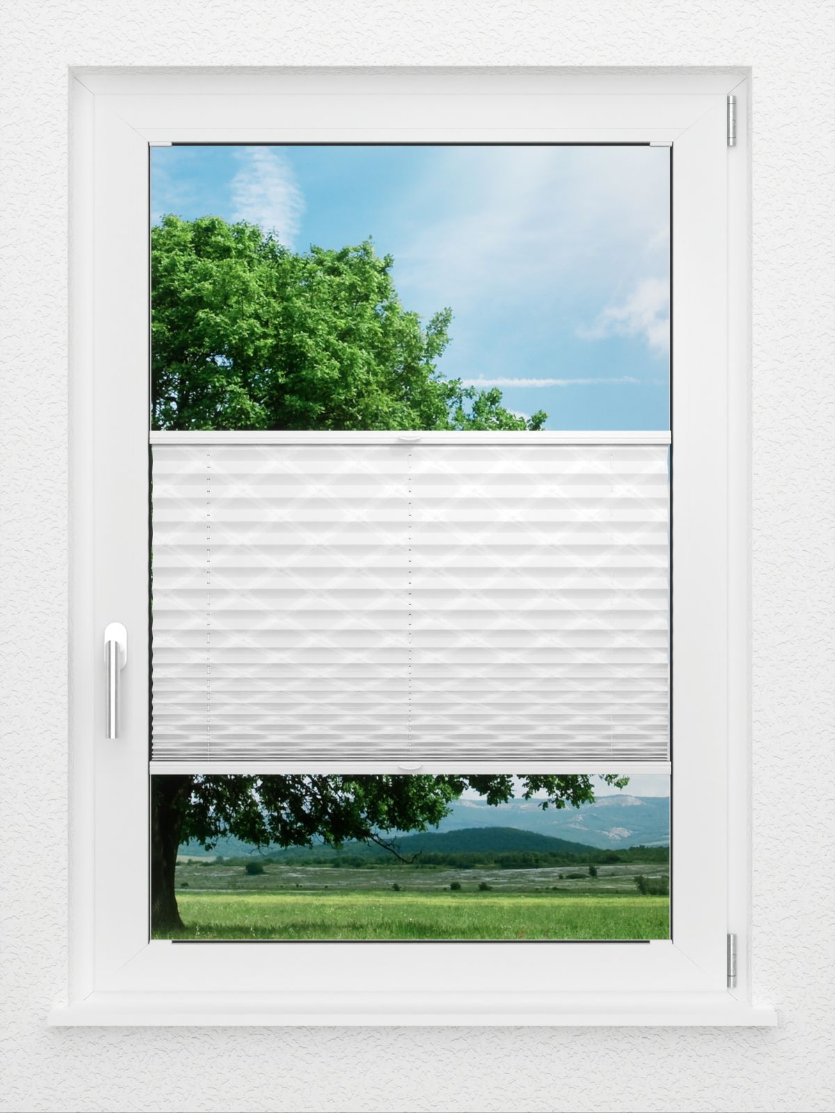 Detailansicht LYSEL HOME Plissee 416A Quadra