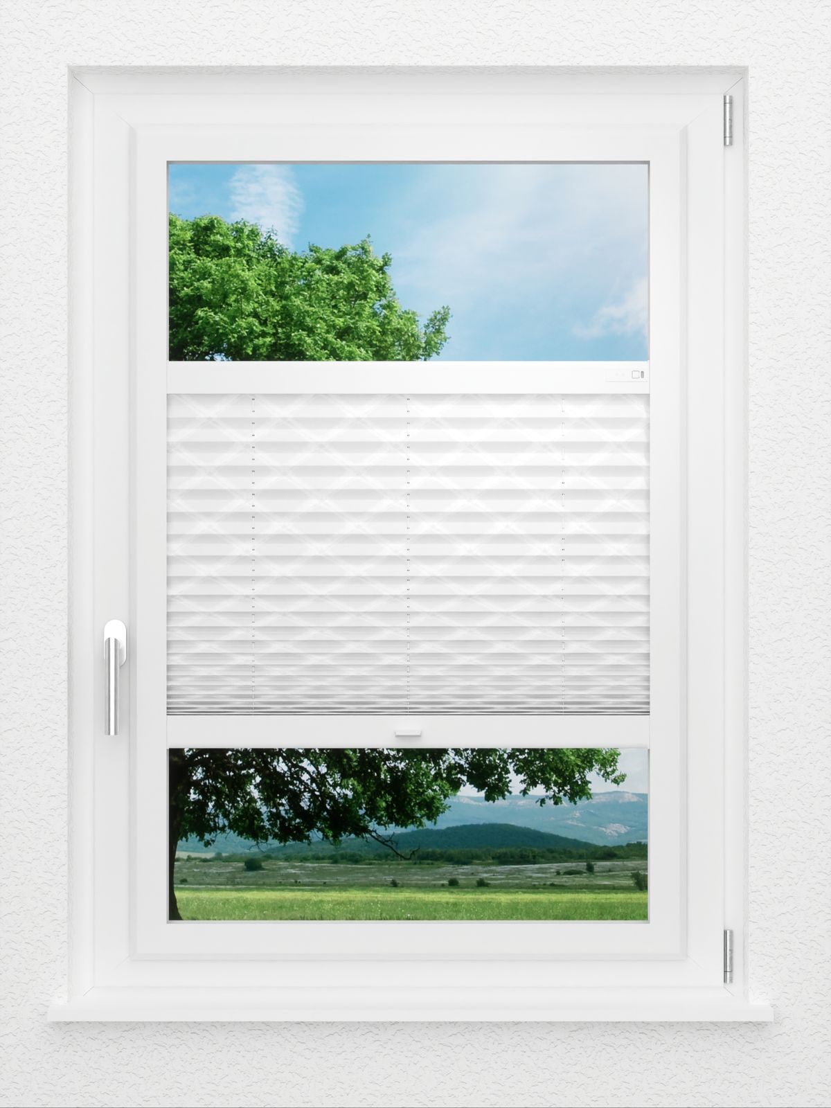 Detailansicht LYSEL HOME Plissee 416A Quadra