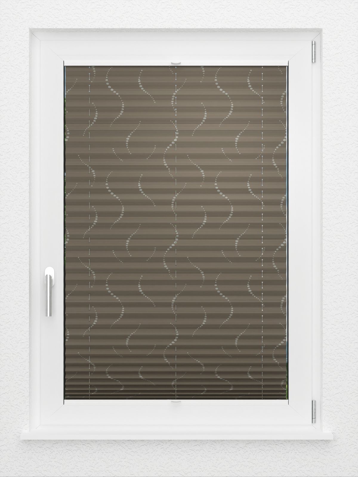 Detailansicht LYSEL HOME Plissee 409A Pearl String