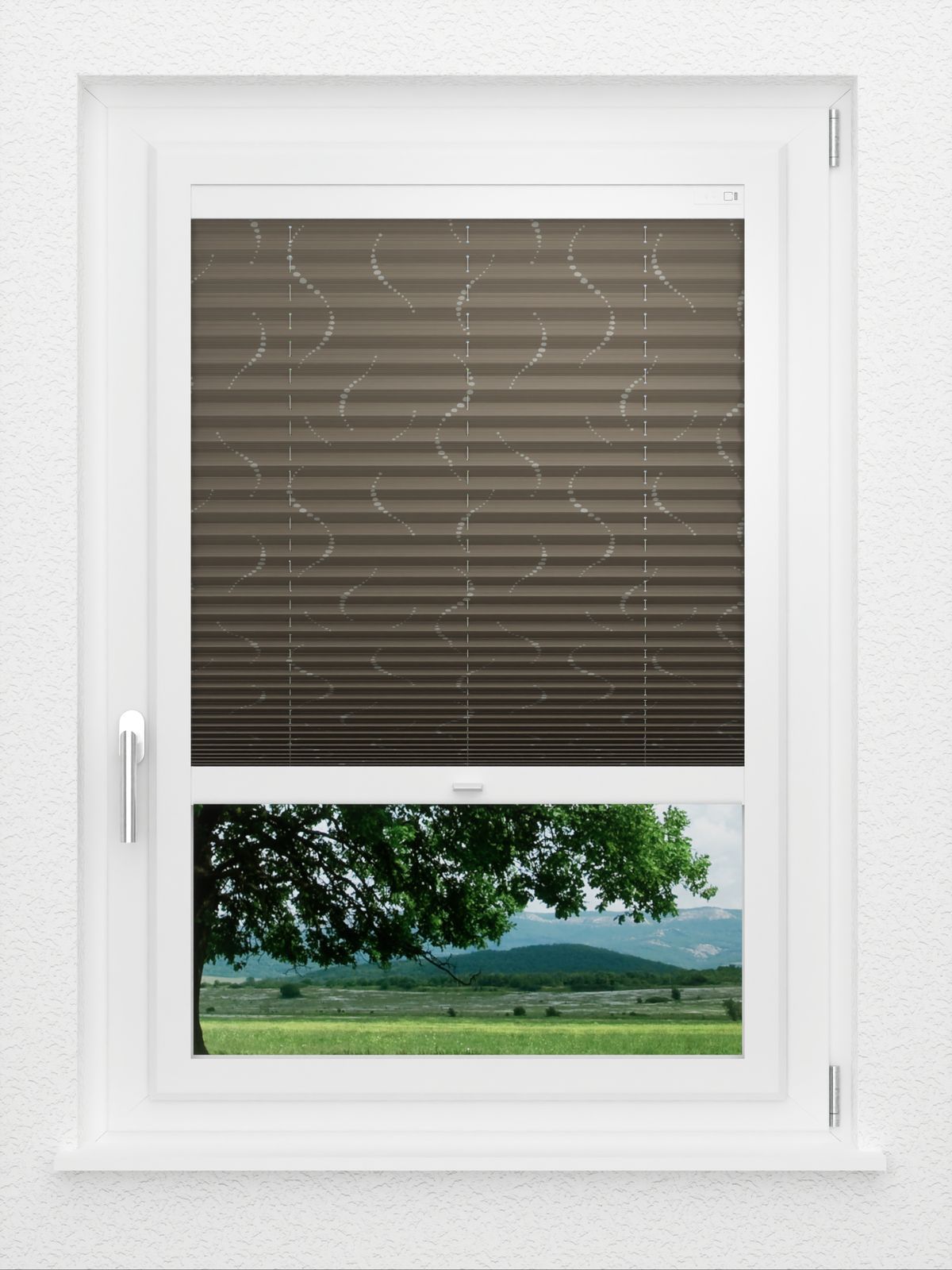 Detailansicht LYSEL HOME Plissee 409A Pearl String