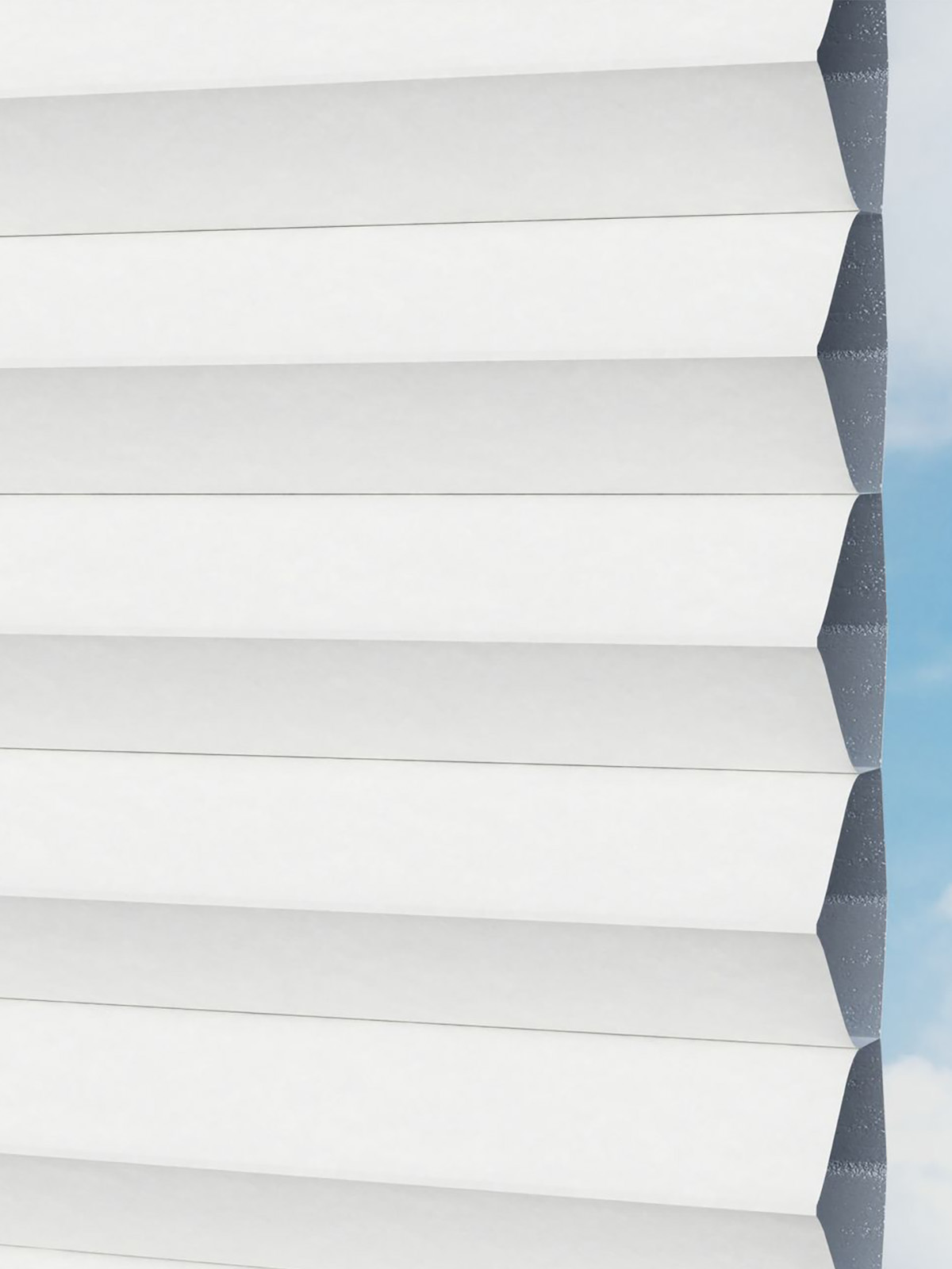 Detailansicht LYSEL HOME plissé 005A nid d'abeille