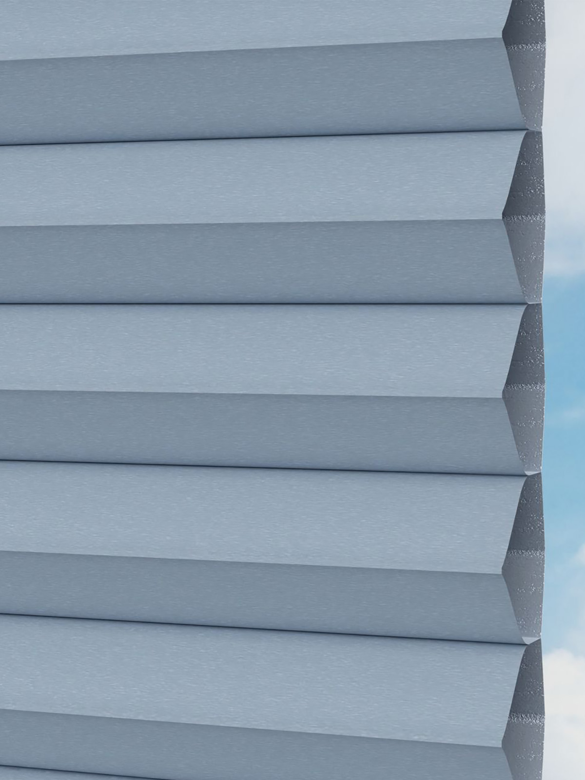 Detailansicht LYSEL HOME plissé 023A nid d'abeille