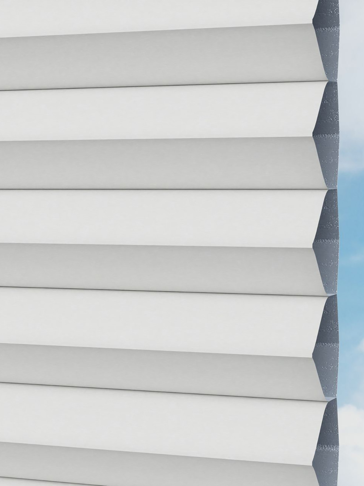 Detailansicht LYSEL HOME plissé 006A nid d'abeille