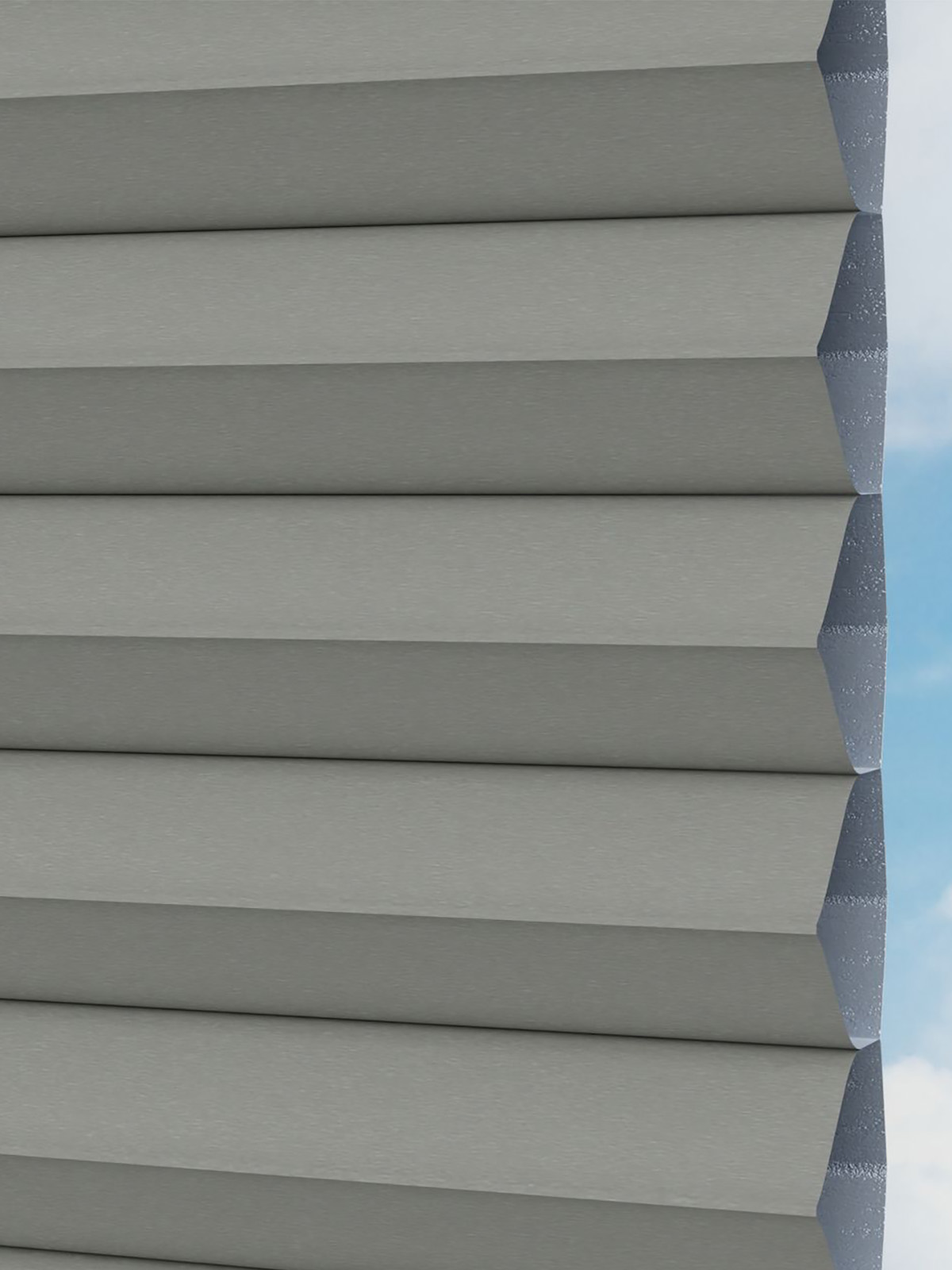 Detailansicht LYSEL HOME plissé 002A nid d'abeille