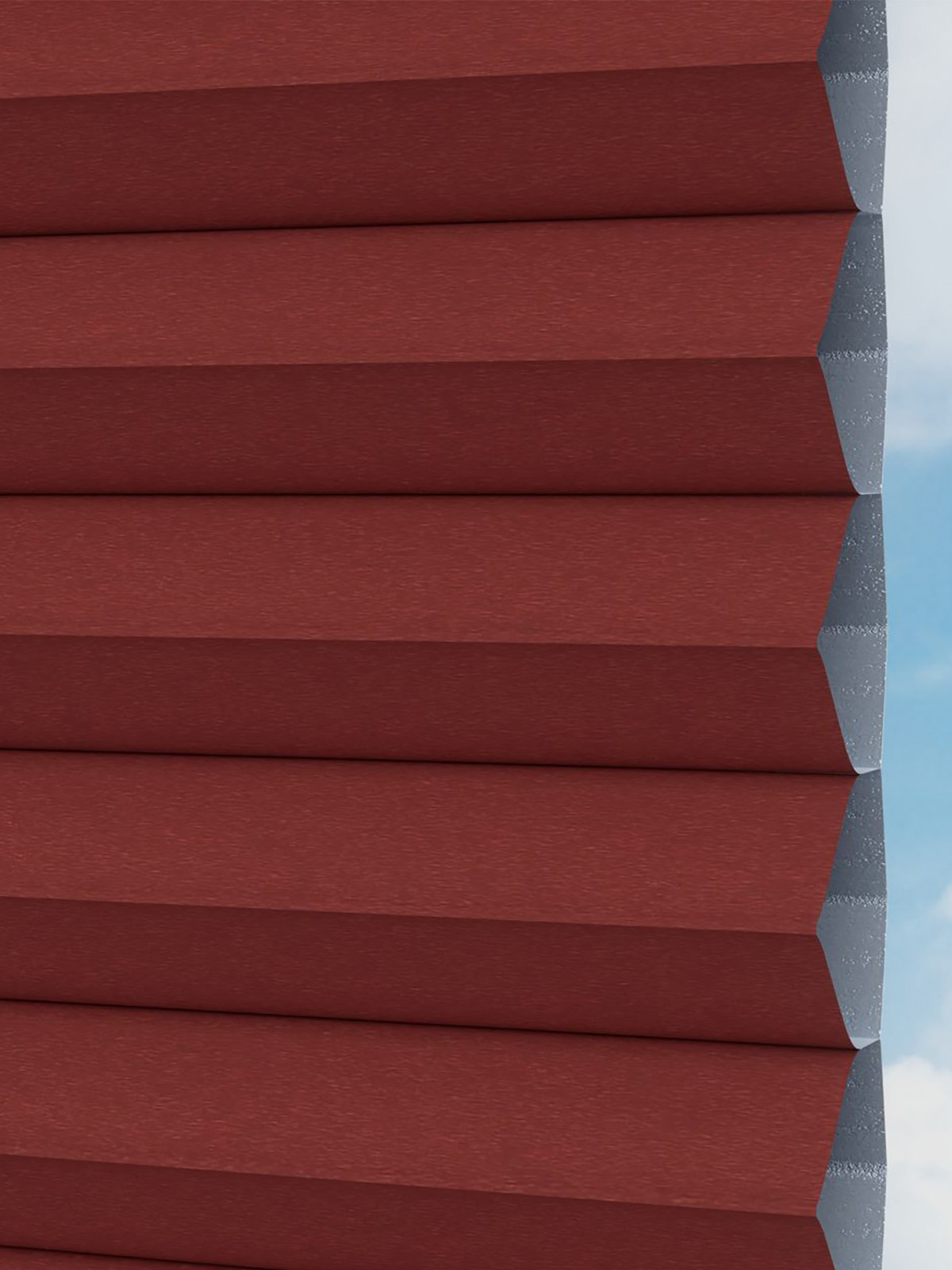 Detailansicht LYSEL HOME plissé 022A nid d'abeille