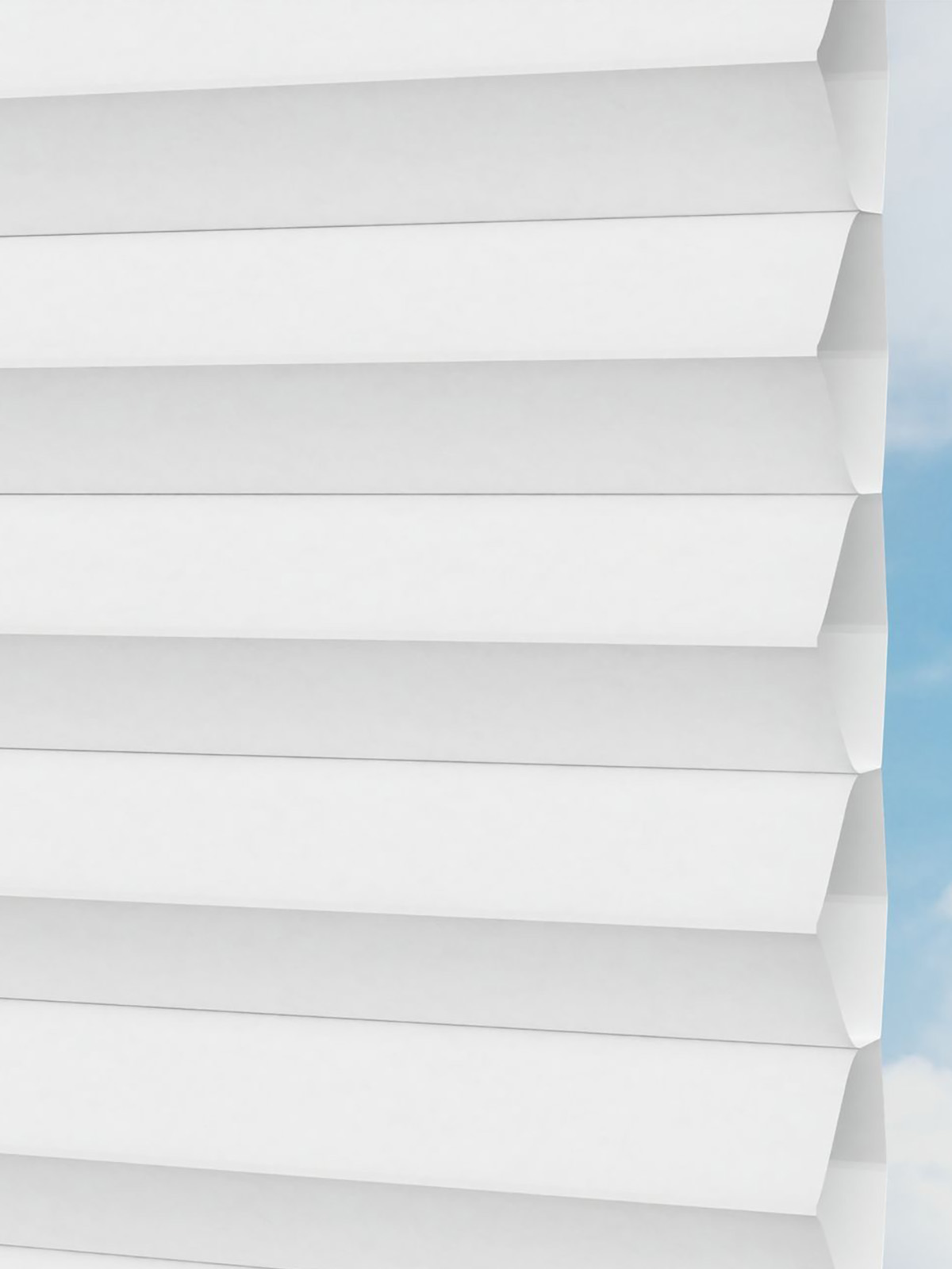 Detailansicht LYSEL HOME plissé nid d'ab. 004A Alba LI