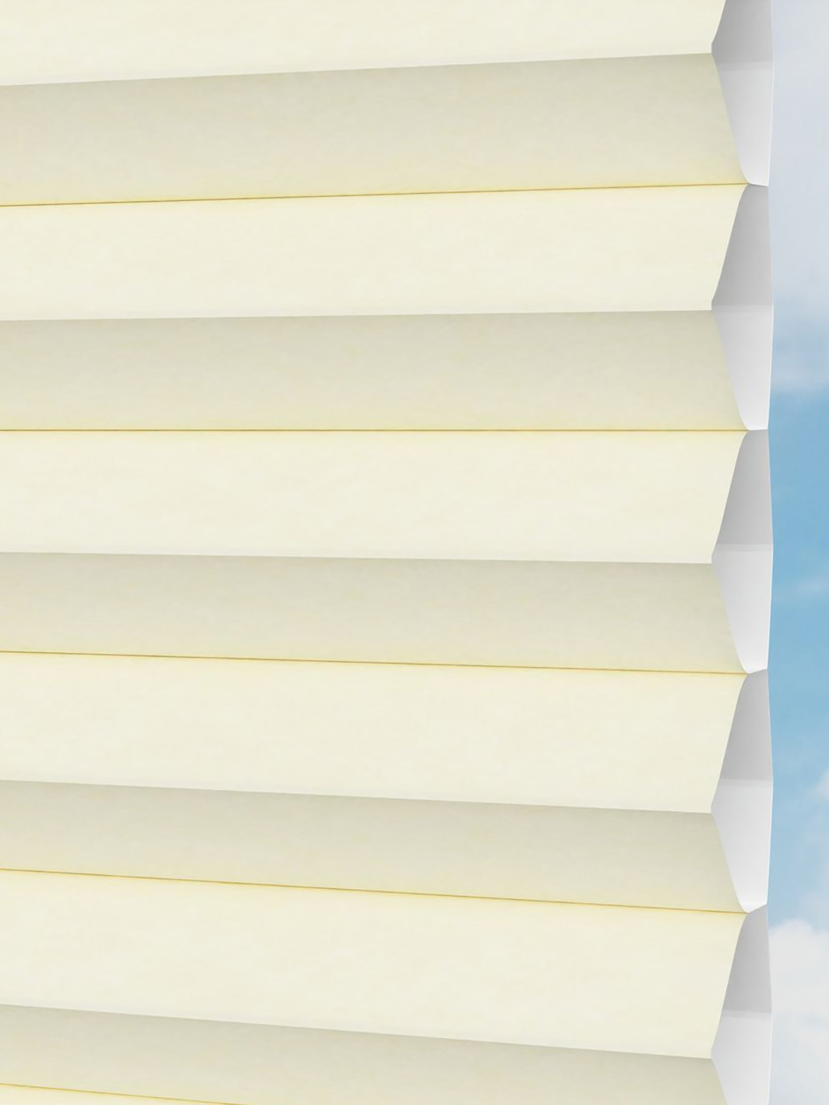 Detailansicht LYSEL HOME plissé nid d'ab. 014A Alba LI