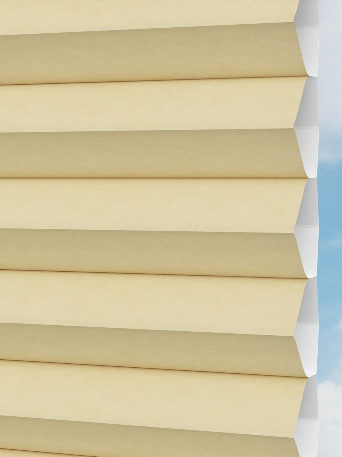 Detailansicht LYSEL HOME plissé nid d'ab. 031A Alba LI