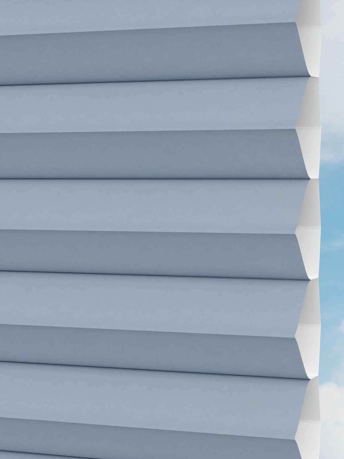 Detailansicht LYSEL HOME plissé nid d'ab. 029A Alba LI